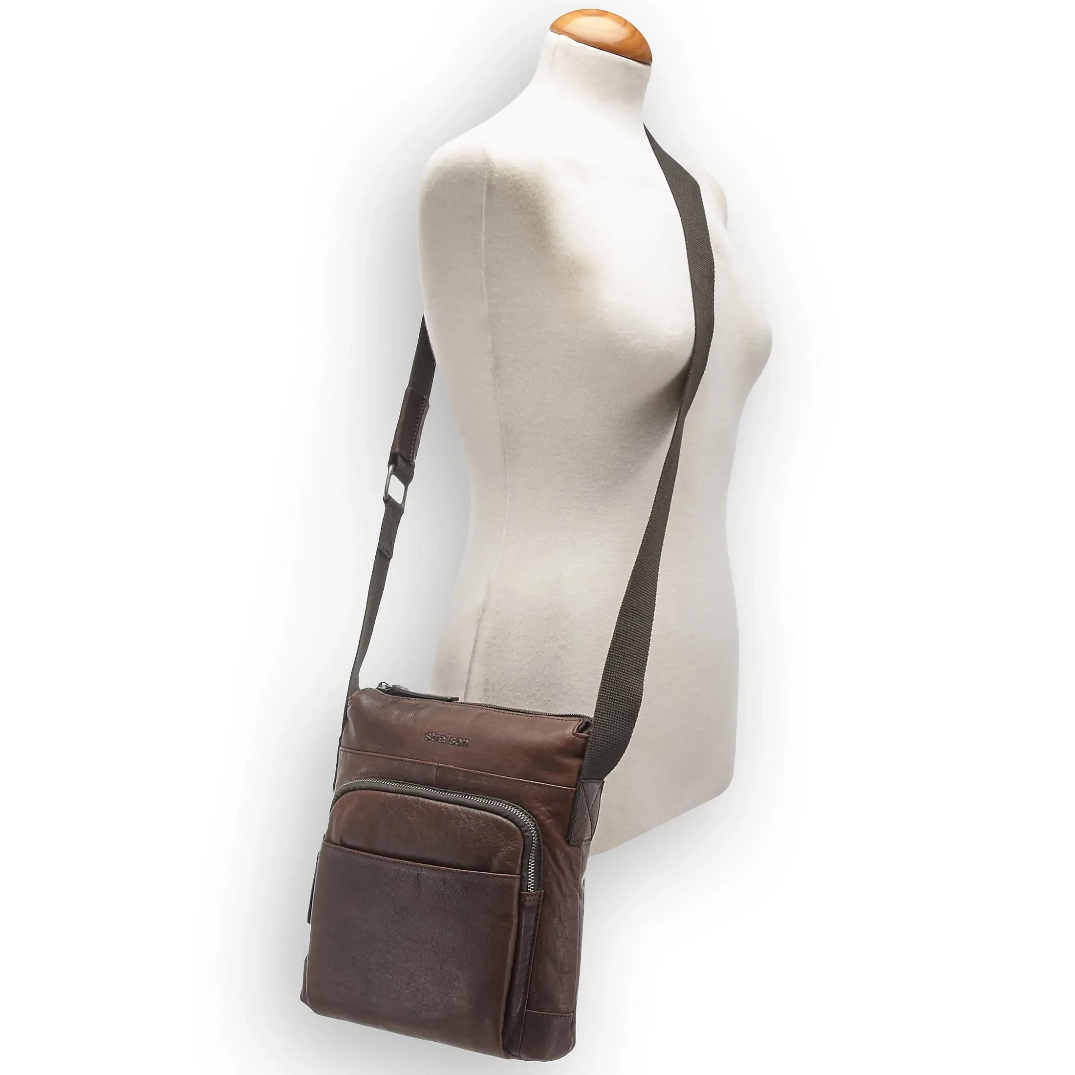 Strellson Coleman 2.0 Umhängetasche SVZ 25 cm - dark brown
