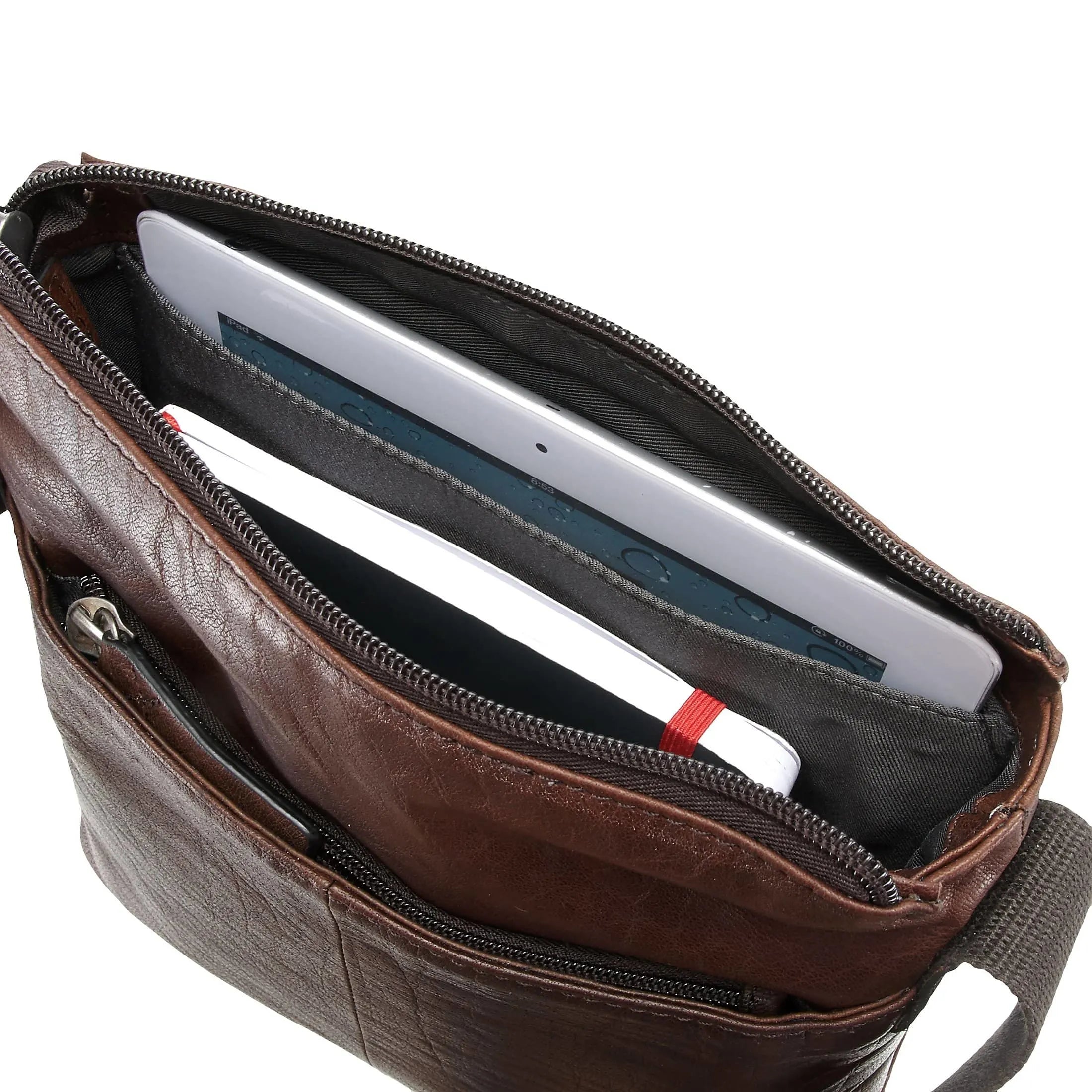 Strellson Coleman 2.0 Umhängetasche SVZ 25 cm - dark brown