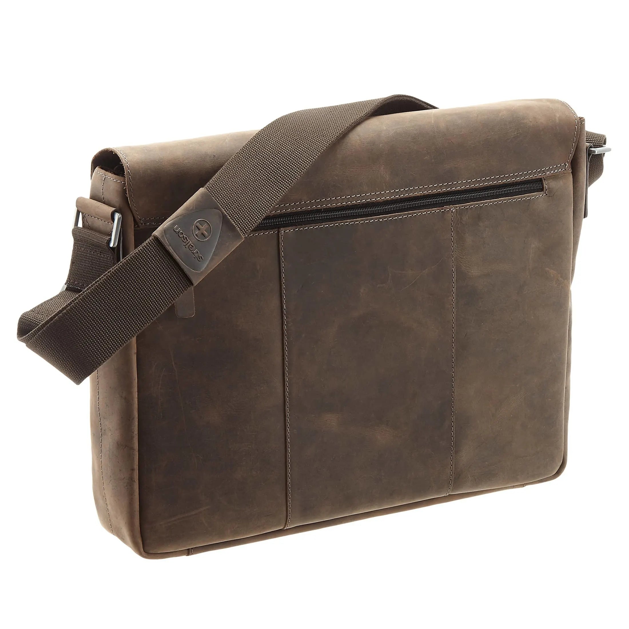 Strellson Hunter Messenger LHF 39 cm - dark brown
