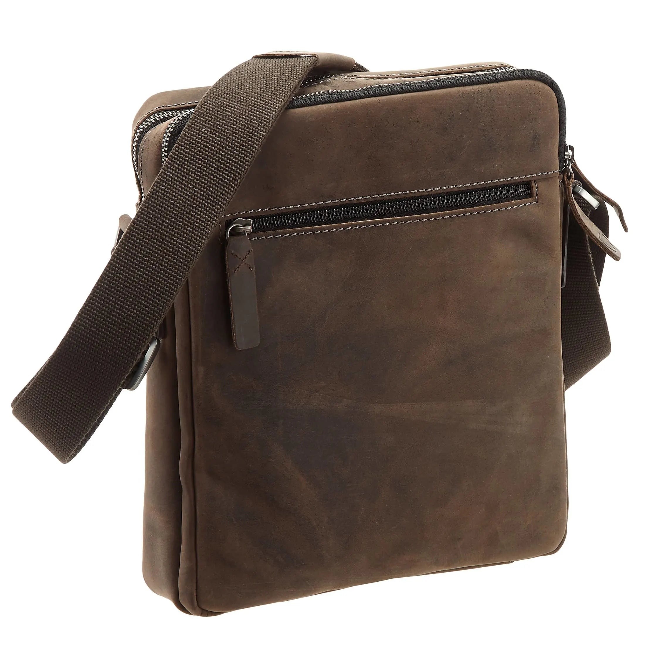 Strellson Hunter shoulder bag SVZ 28 cm - dark brown