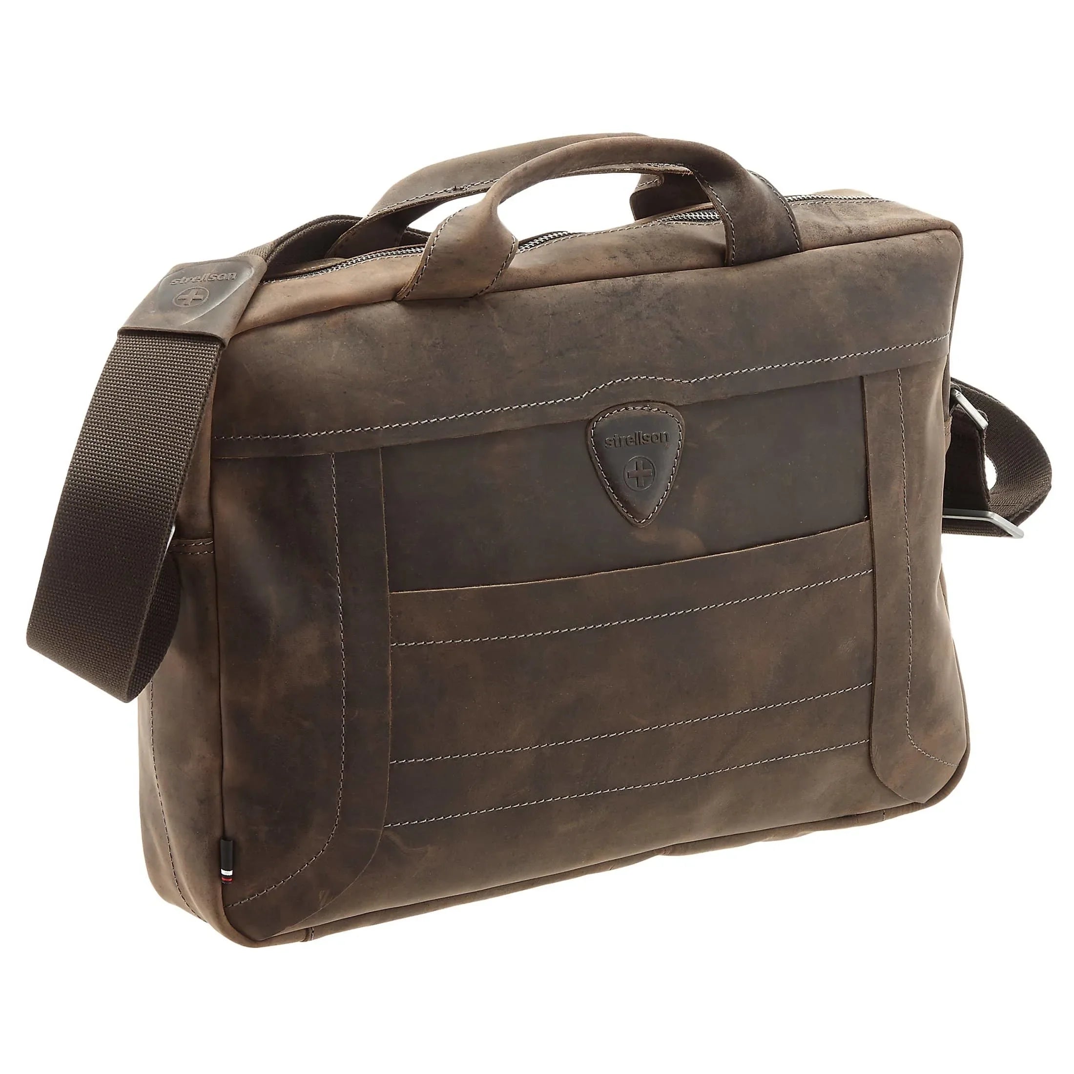 Strellson Hunter Aktentasche SHZ 39 cm - dunkelbraun