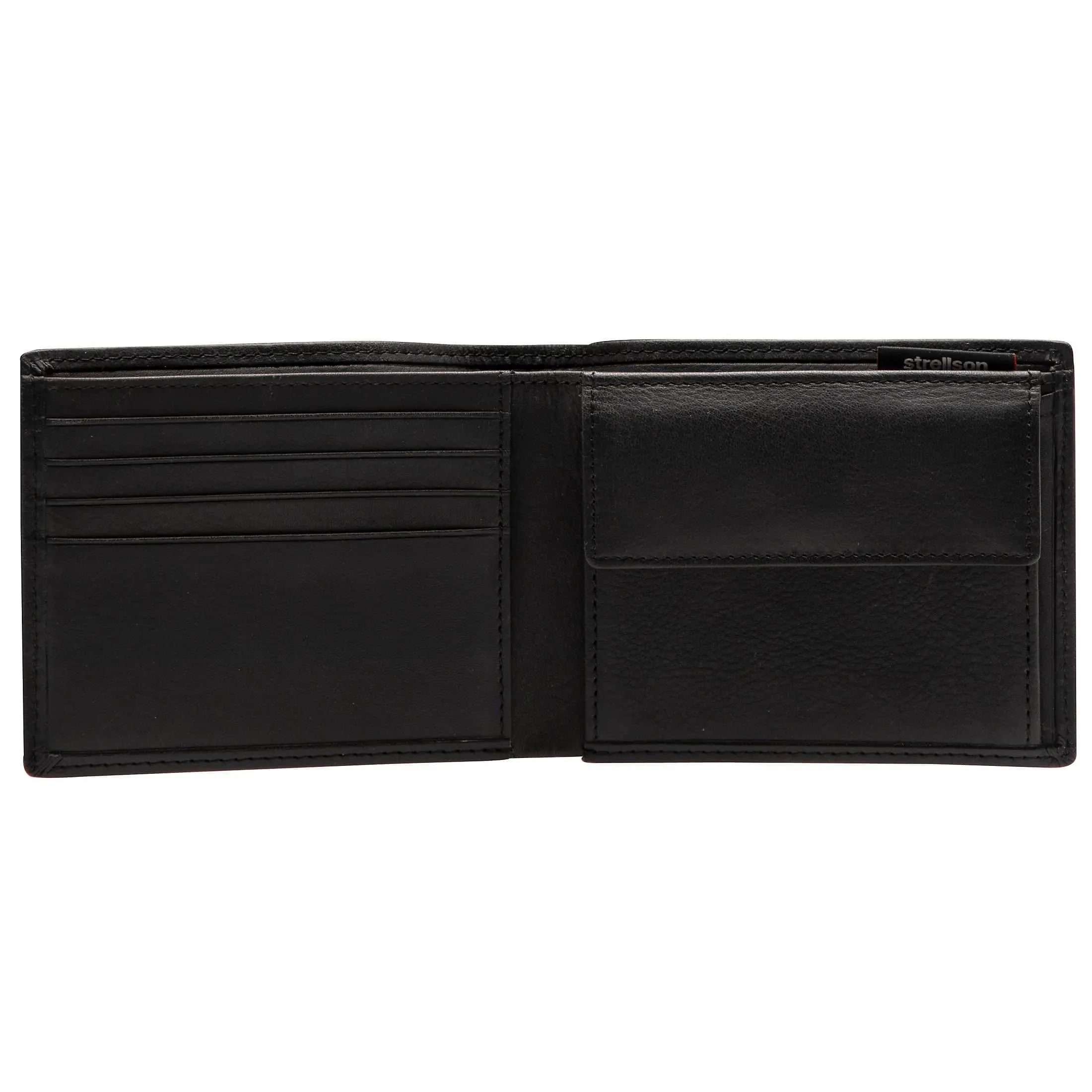 Strellson Blackwall Wallet H7 12 cm - Black