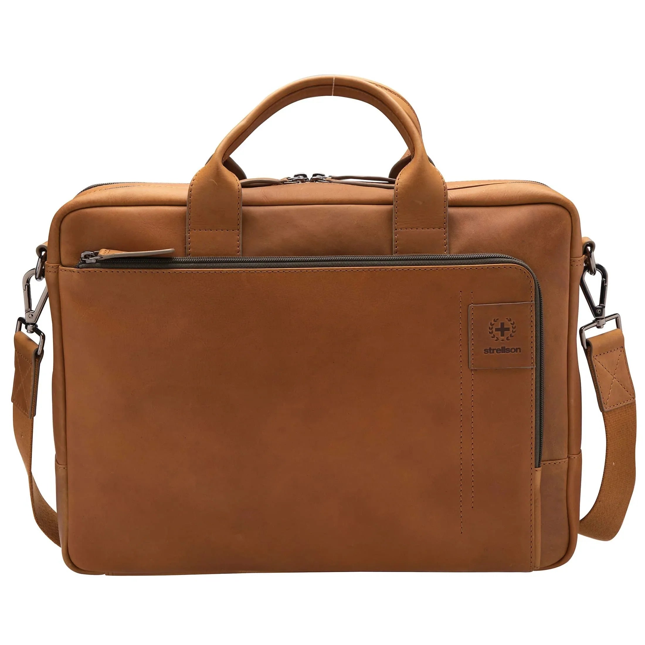 Strellson Hyde Park Briefbag SHZ 40 cm - cognac