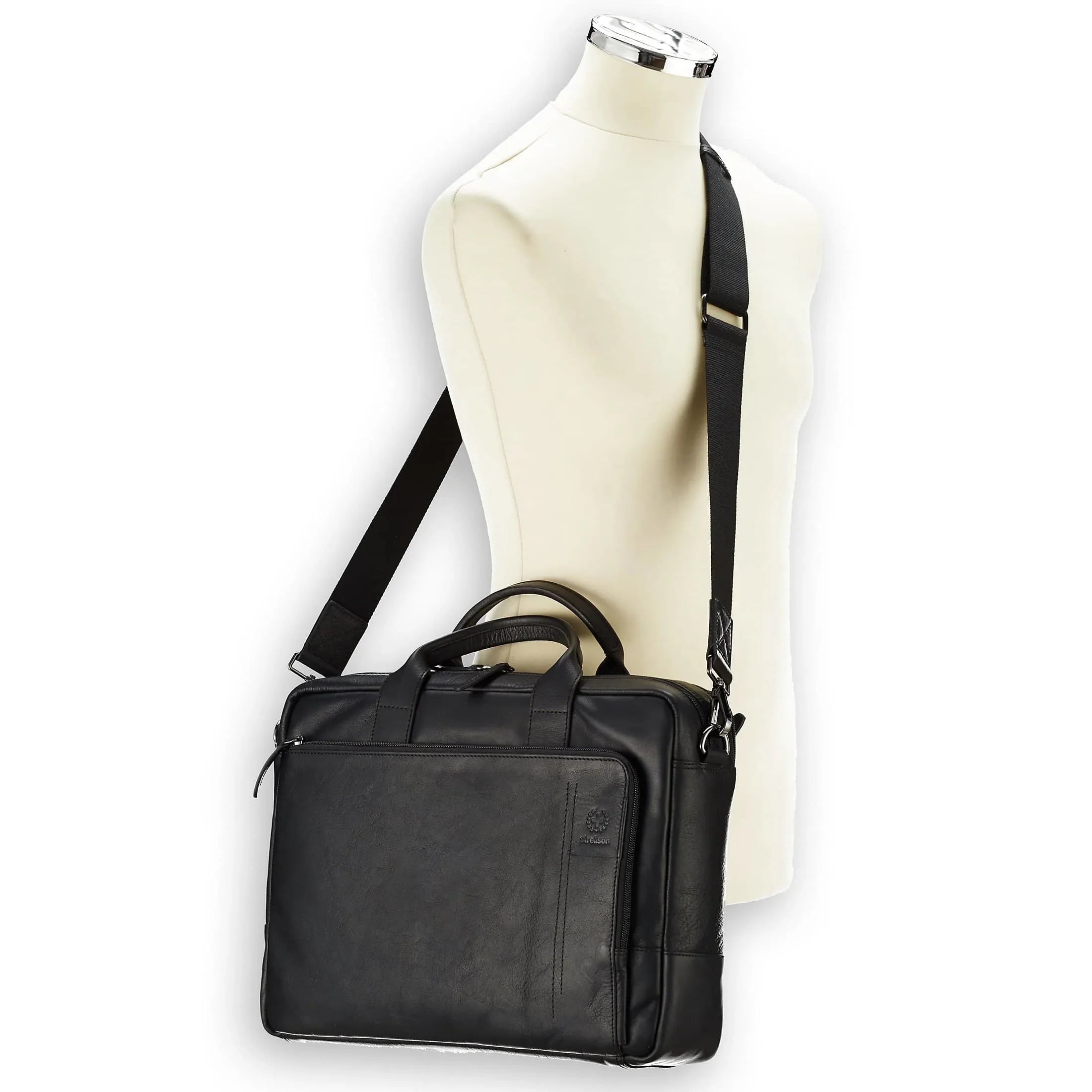 Strellson Hyde Park Briefbag SHZ 40 cm - black