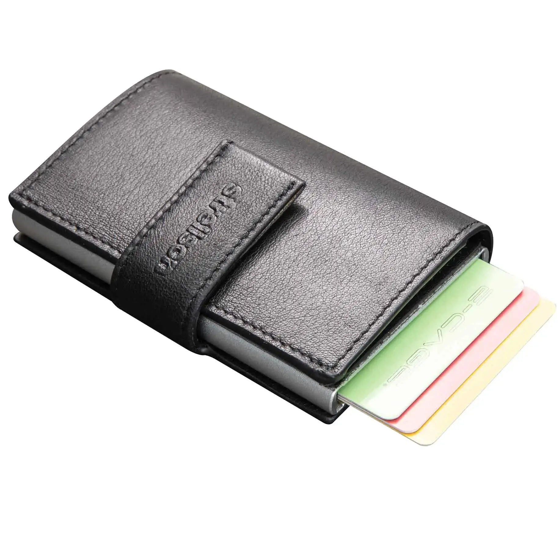 Strellson Carter C-Two E-Cage SV8 Wallet 10 cm - black