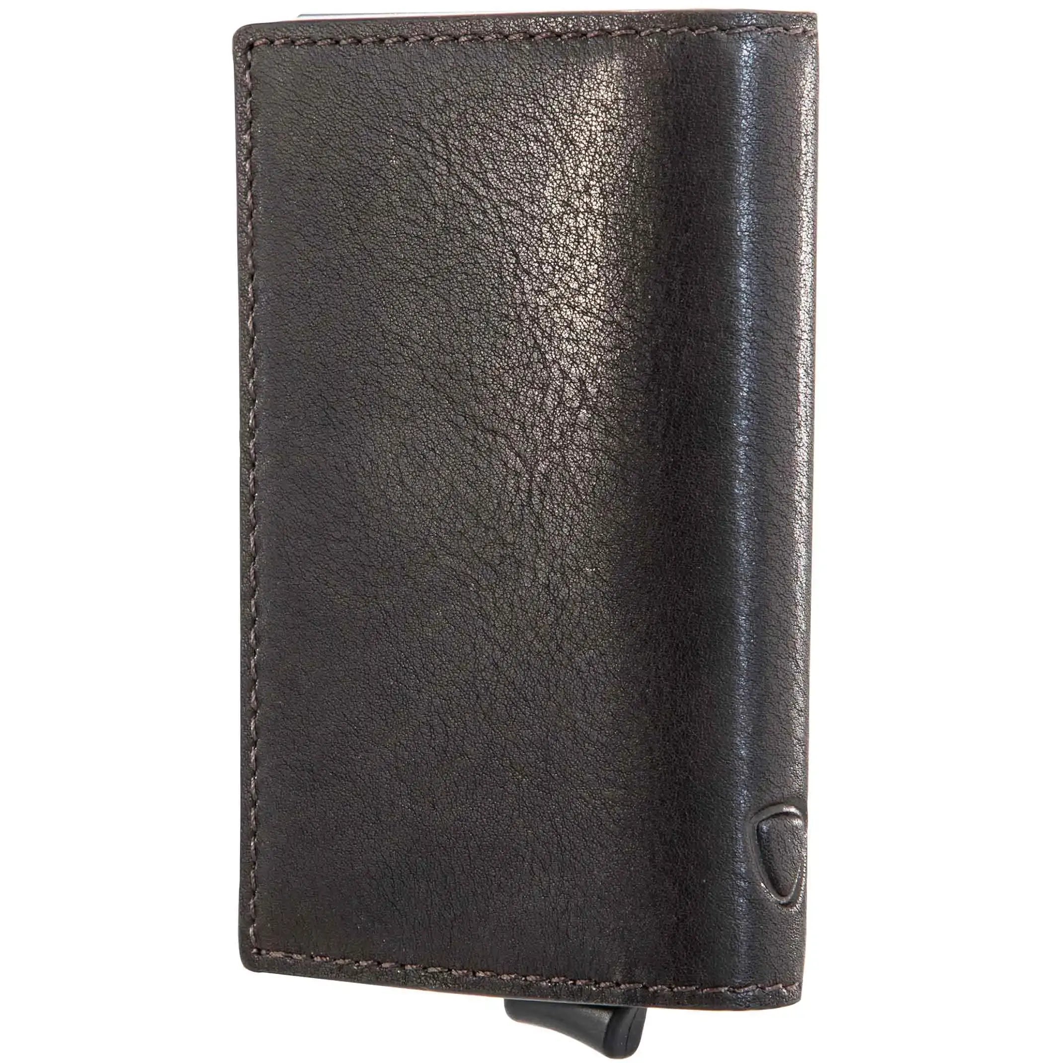 Strellson Norton C-One E-Cage SV8 wallet 10 cm - Dark Brown