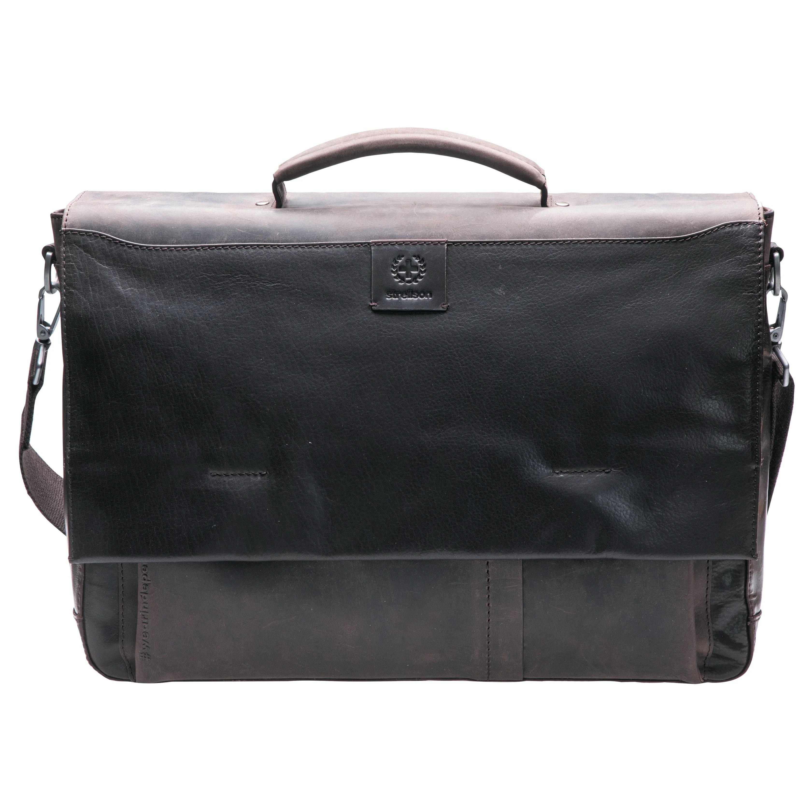 Strellson Brick Lane Jim Briefcase LHF 45 cm - Dark Brown