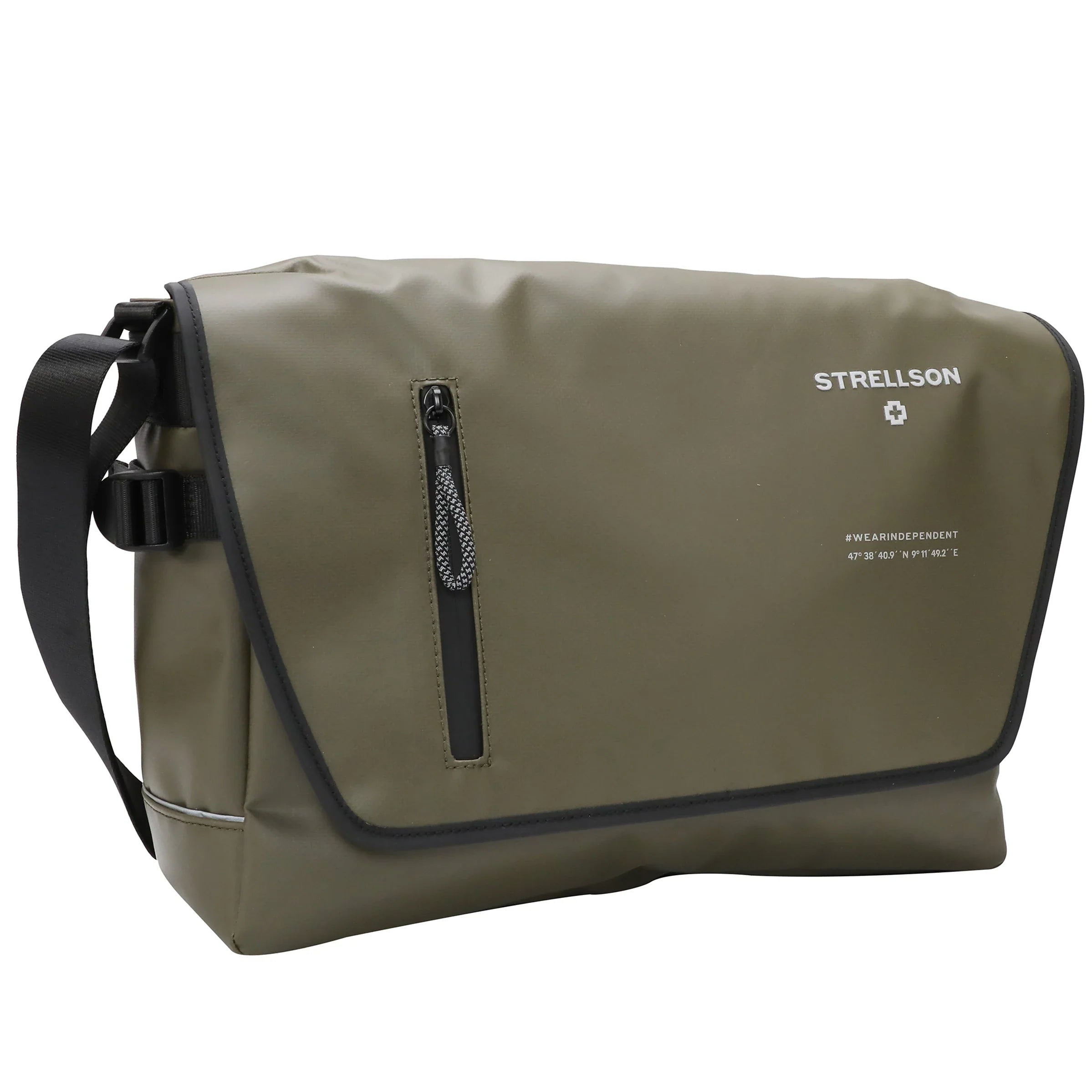 Strellson Stockwell 2.0 Messenger LHF 38 cm - Khaki