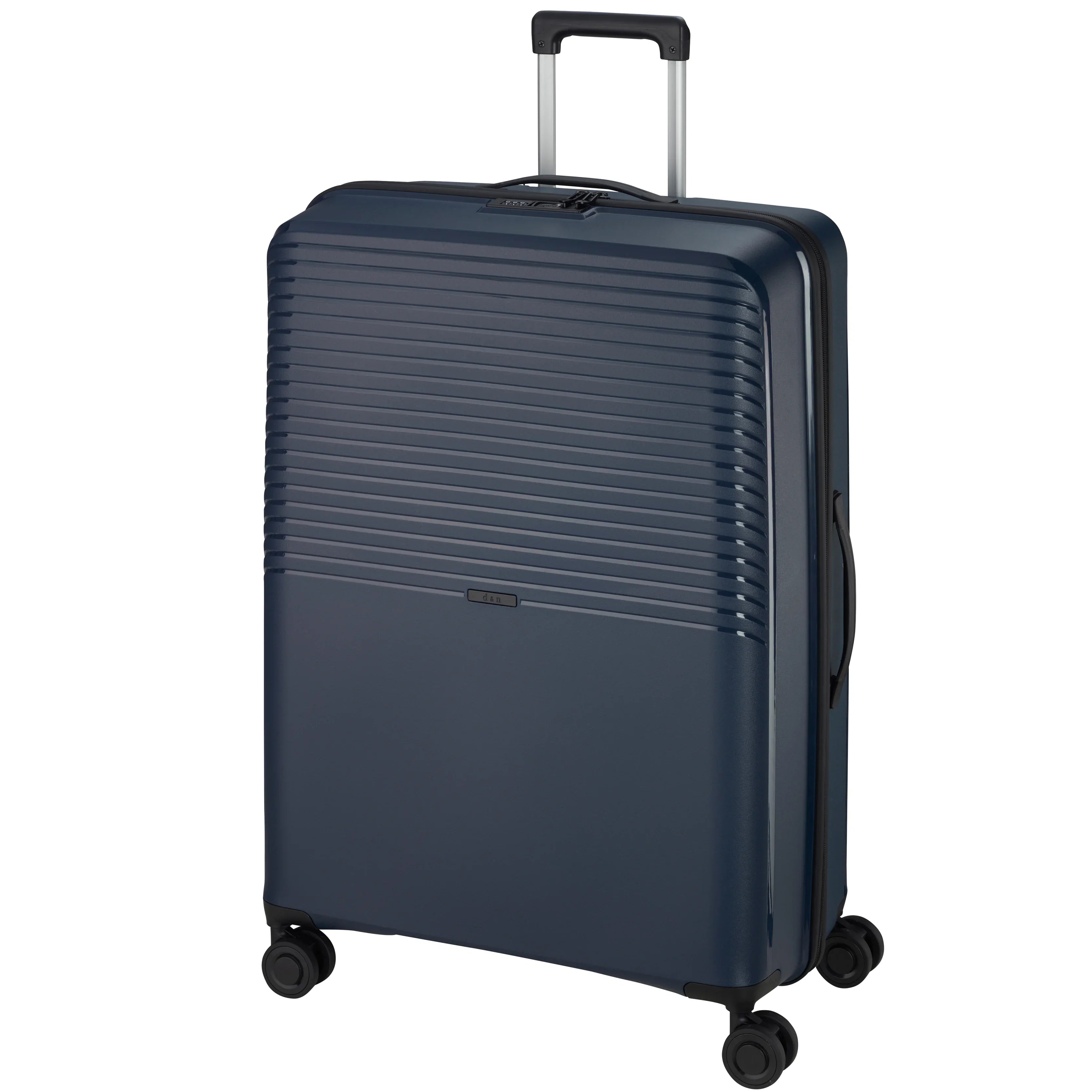 d&n Travel Line 4000 4-wheel trolley 66 cm - Navy