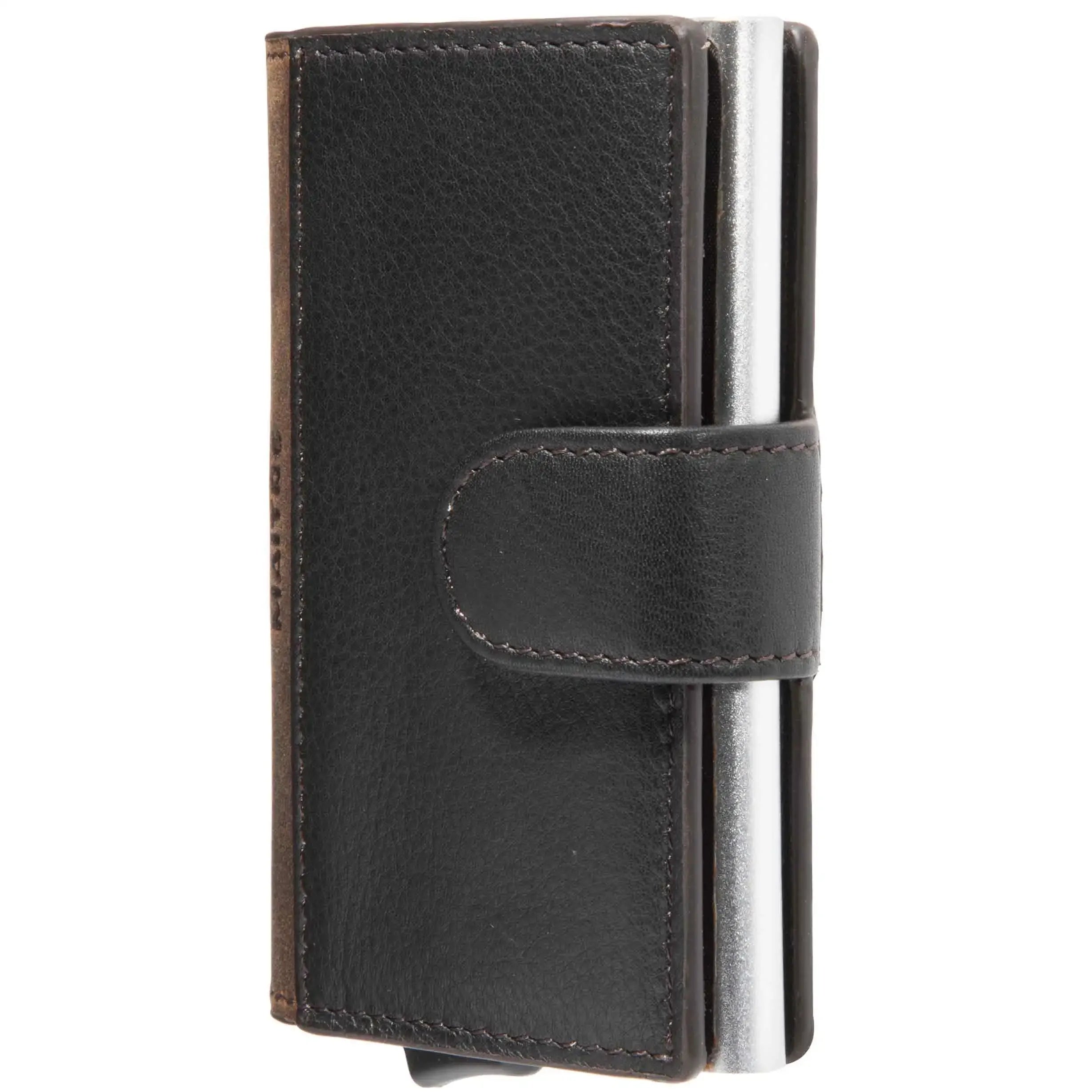 Maitre Bundenbach C-Two E-Cage SV8 Geldbörse 10 cm - Dark Brown