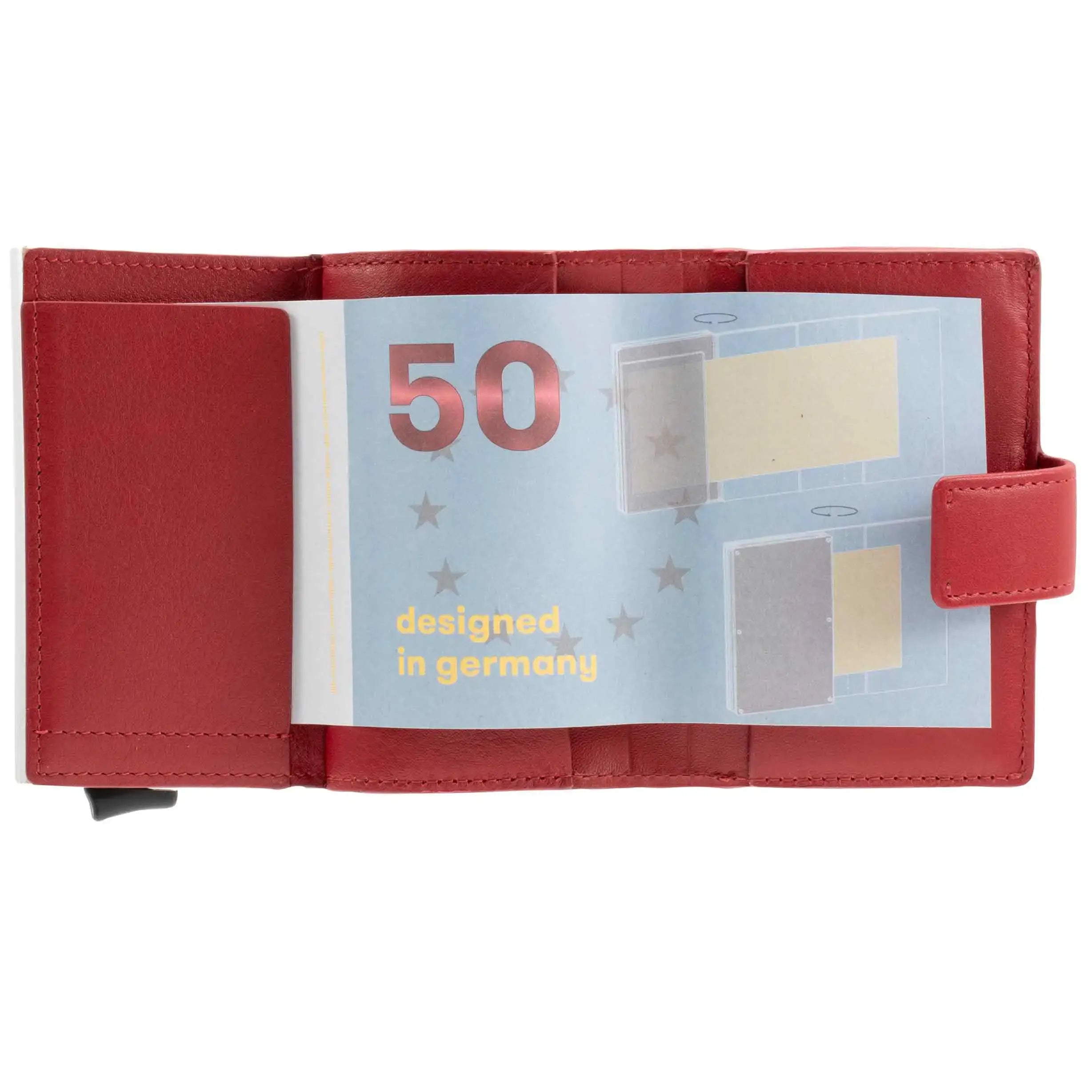 Maitre F3 C-Three E-Cage SV8 Wallet 10 cm - Red