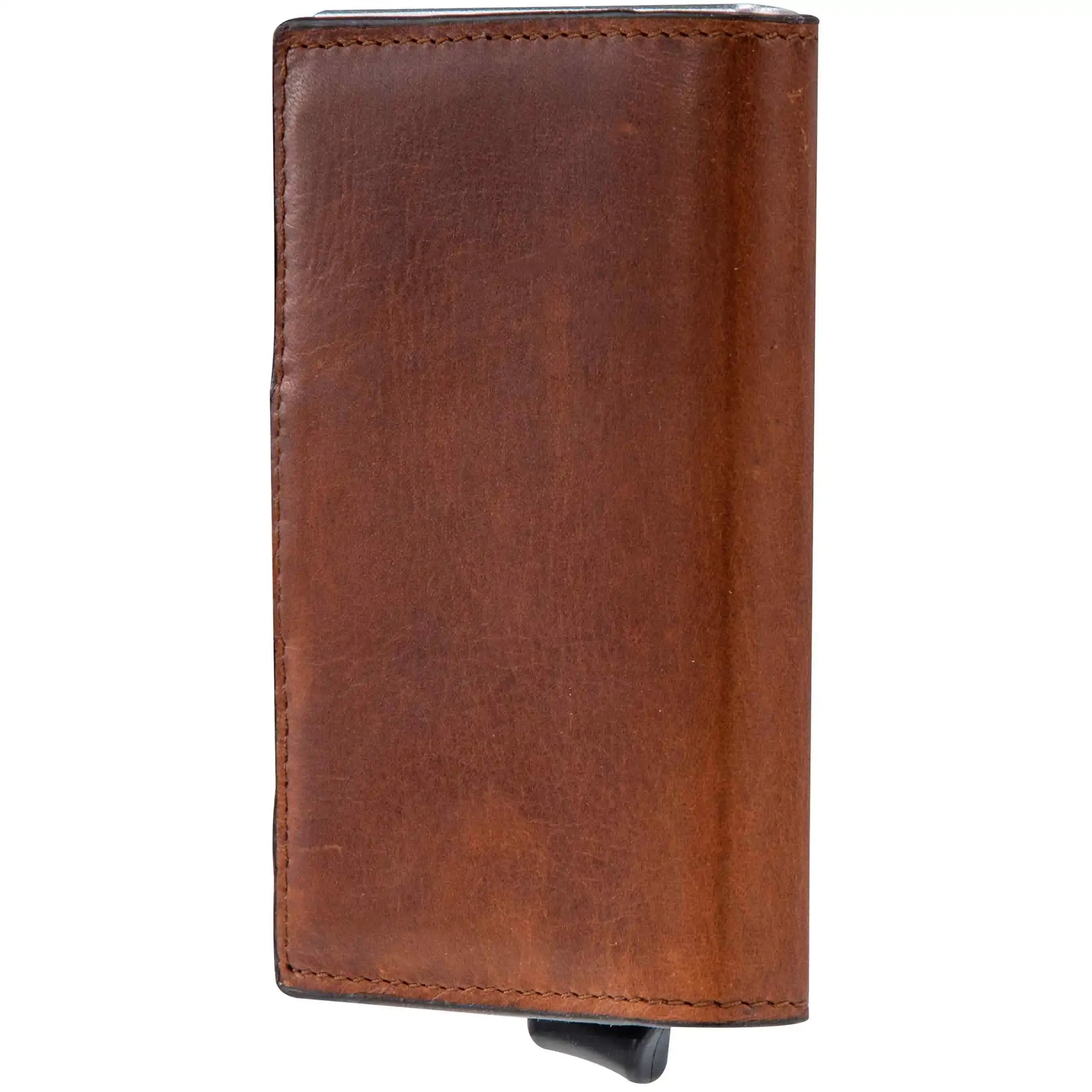 Maitre Birkenfeld C-Two E-Cage SV8 Geldbörse 10 cm - Cognac