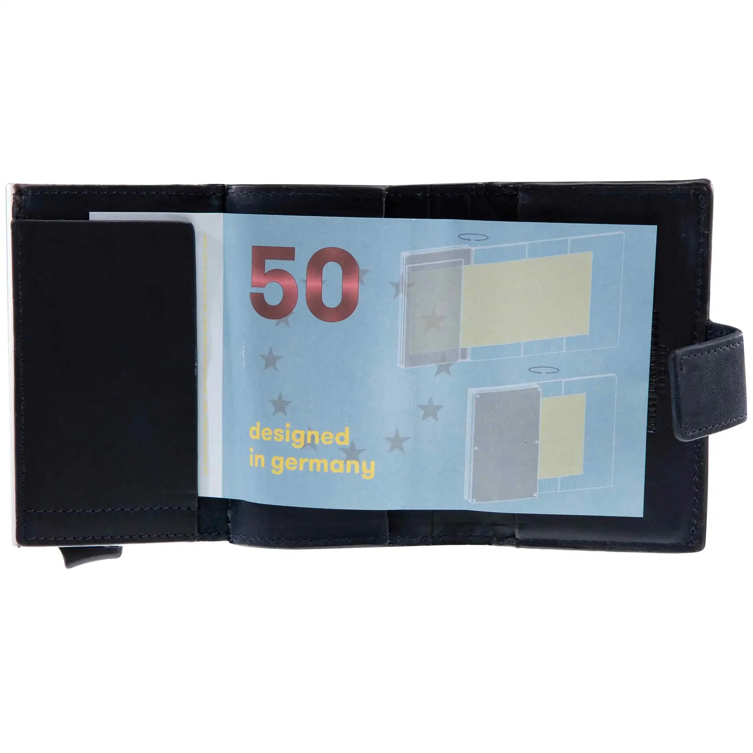 Maitre Birkenfeld C-Three E-Cage SV8 Wallet 10 cm - Blue
