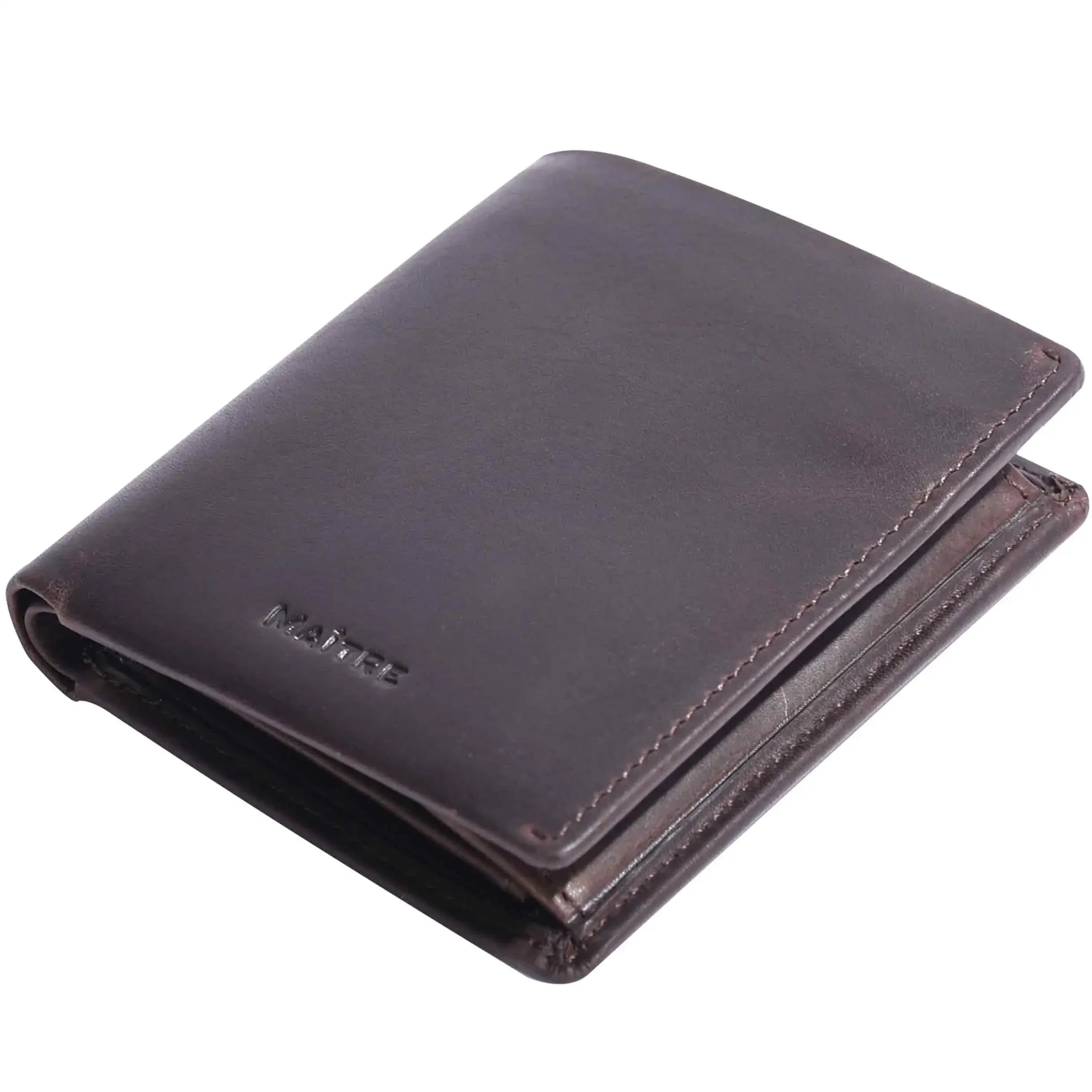 Maitre Birkheim Habert Billfold SV3 9 cm - Dark Brown