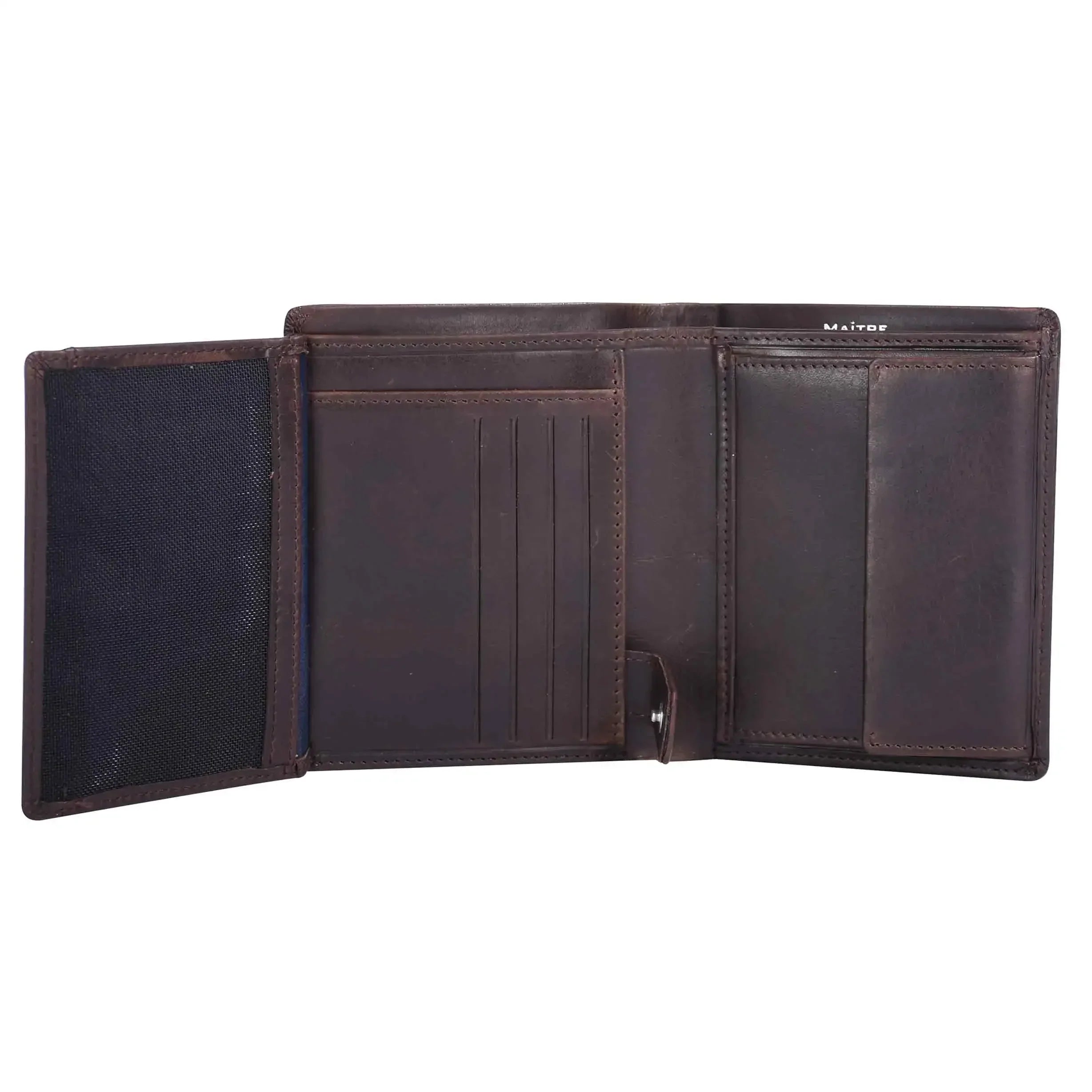 Maitre Birkheim Friedolf Billfold V8 13 cm - Dark Brown