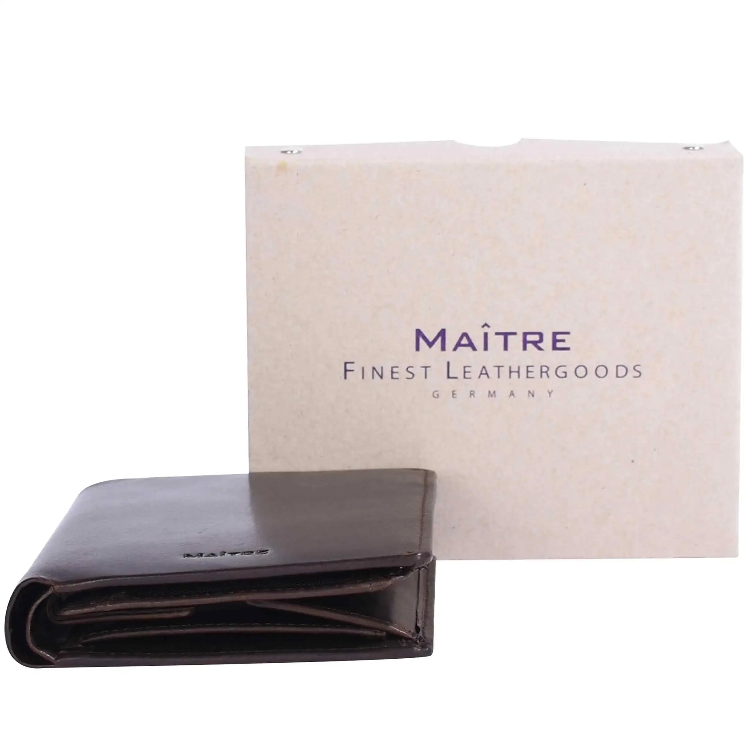 Maitre Birkheim Friedolf Billfold V8 13 cm - Dark Brown