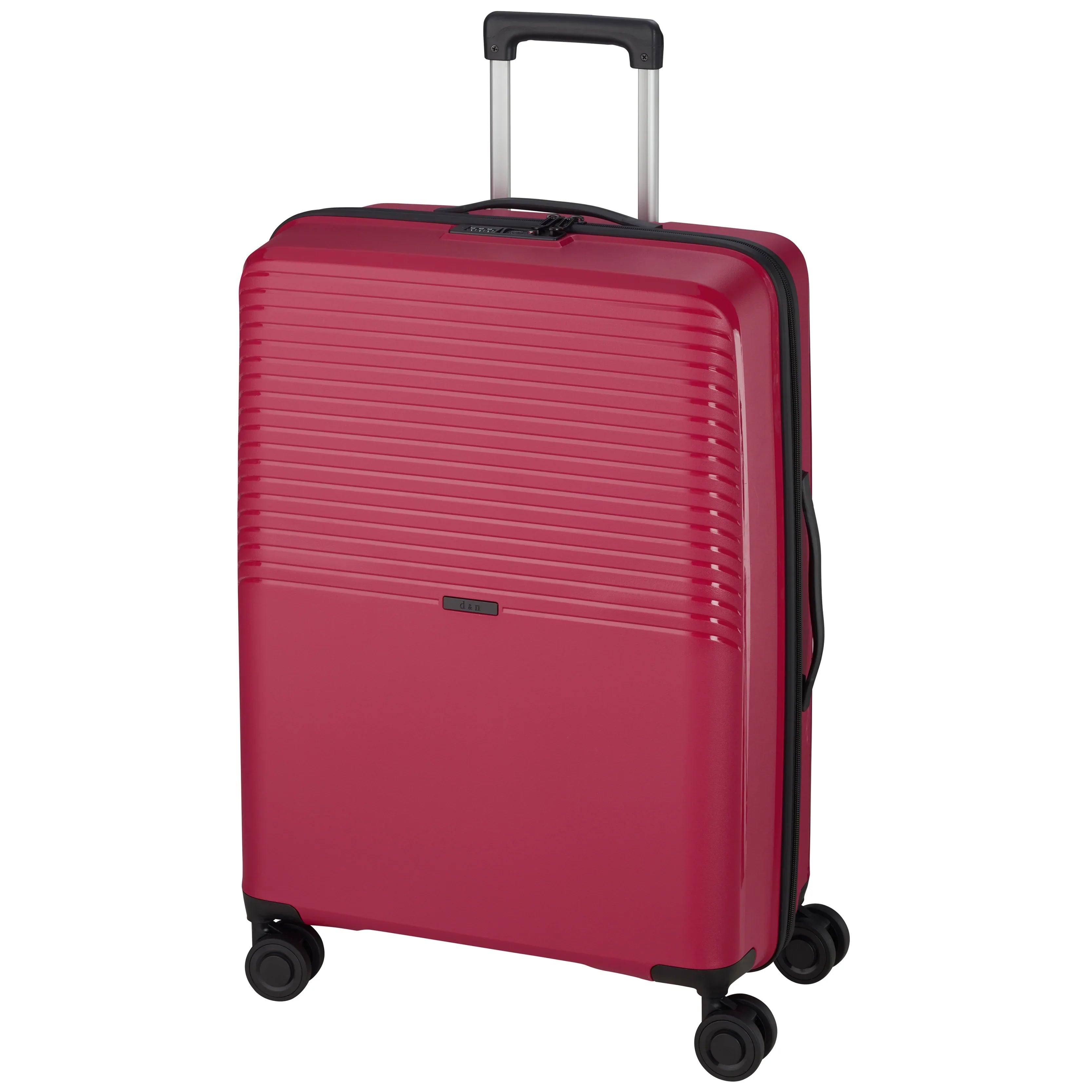 d&n Travel Line 4000 4-wheel trolley 76 cm - pink