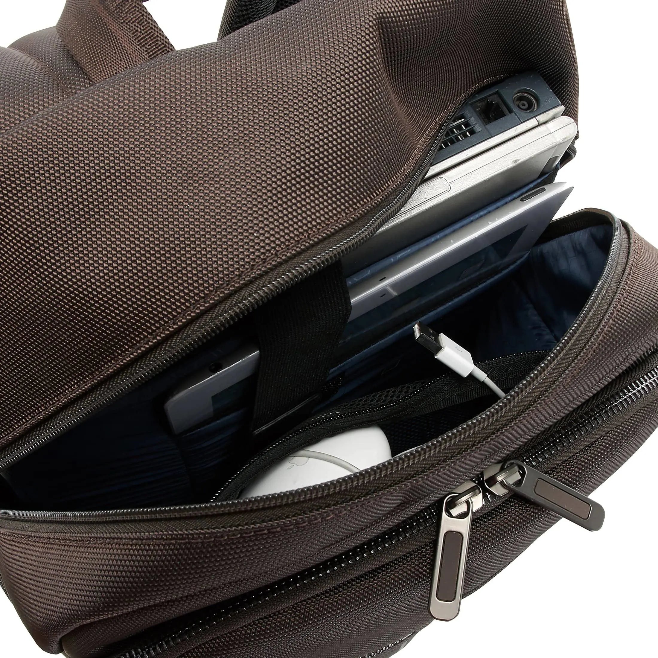 Roncato Wall Street Laptop Rucksack 43 cm - brown