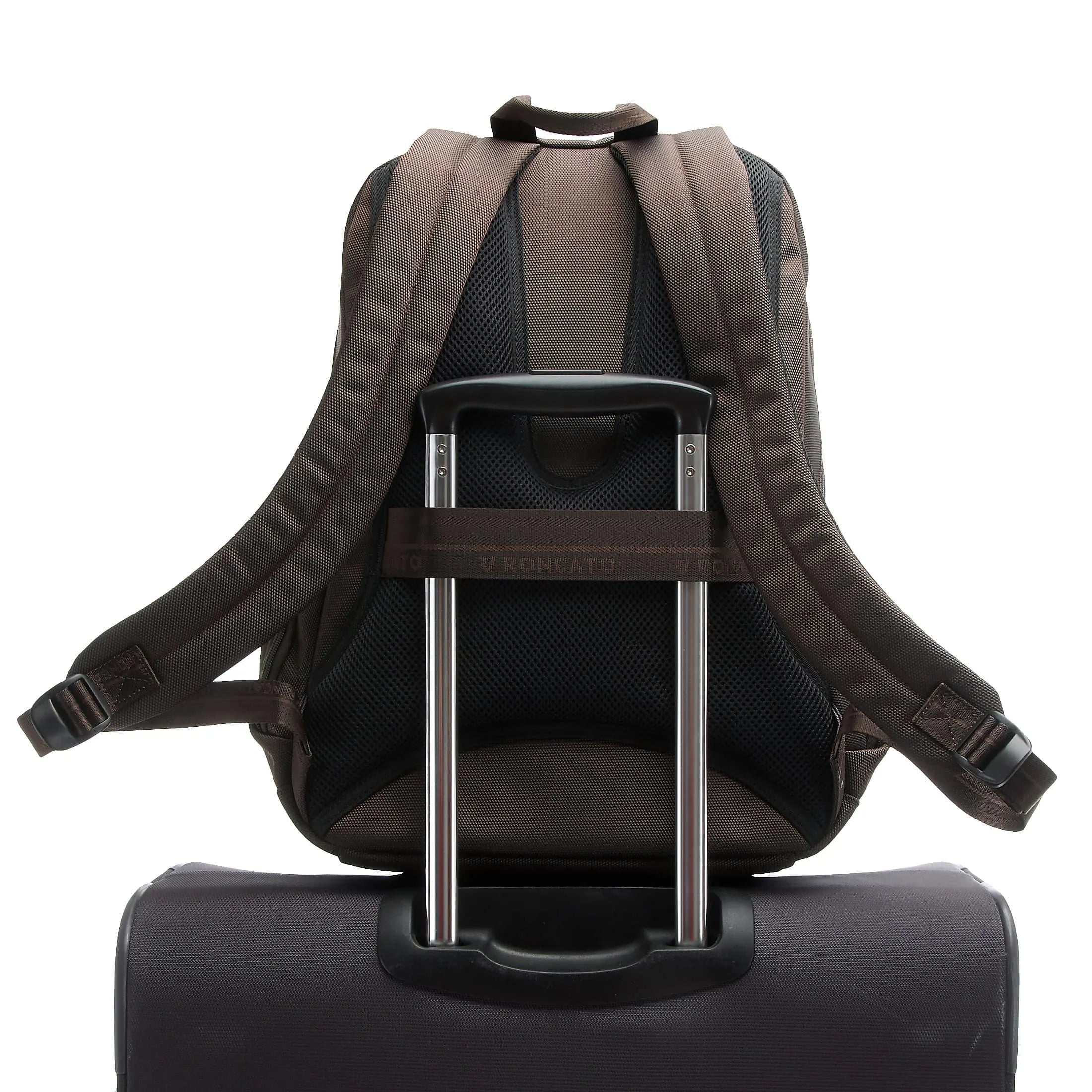 Roncato Wall Street Laptop Rucksack 43 cm - brown