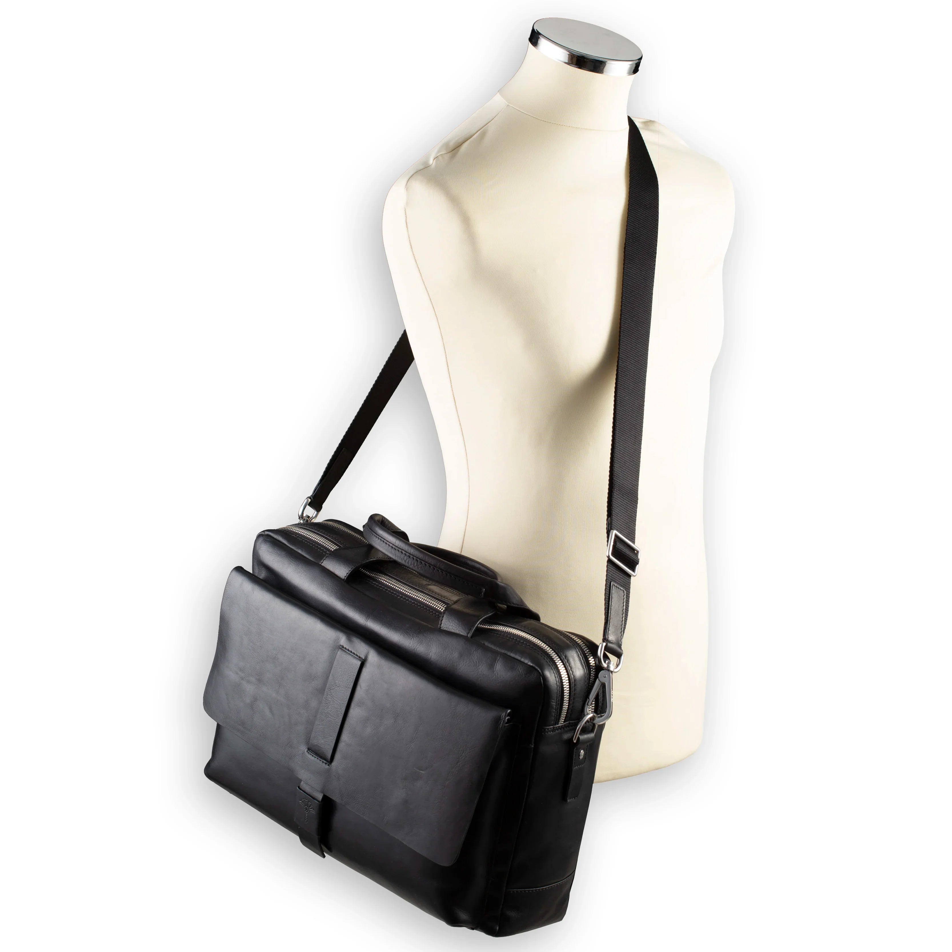 Joop Loreto Pandion BriefBag MHZ 40 cm - dark brown