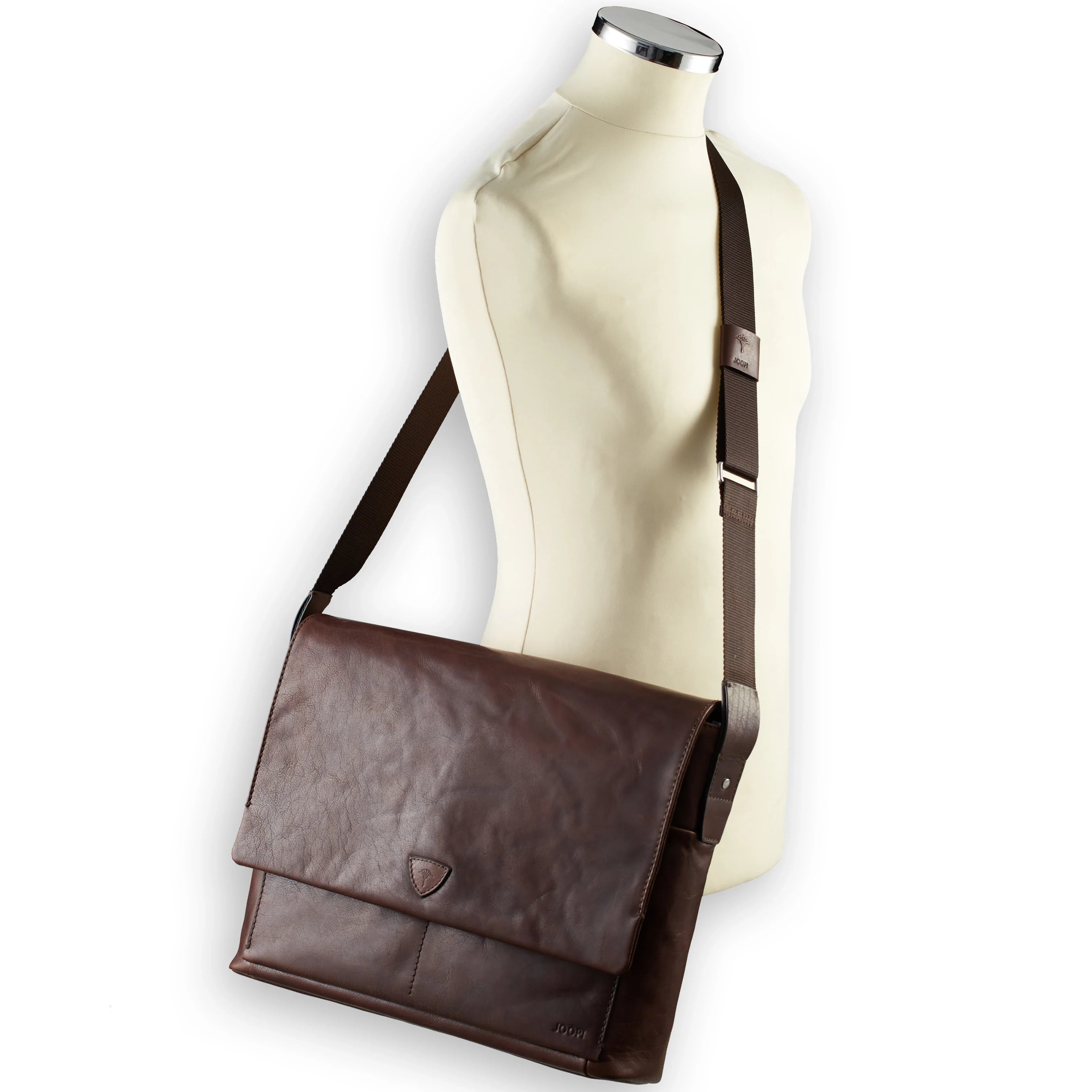 Joop Brenta Kimon Messenger 42 cm - dark brown