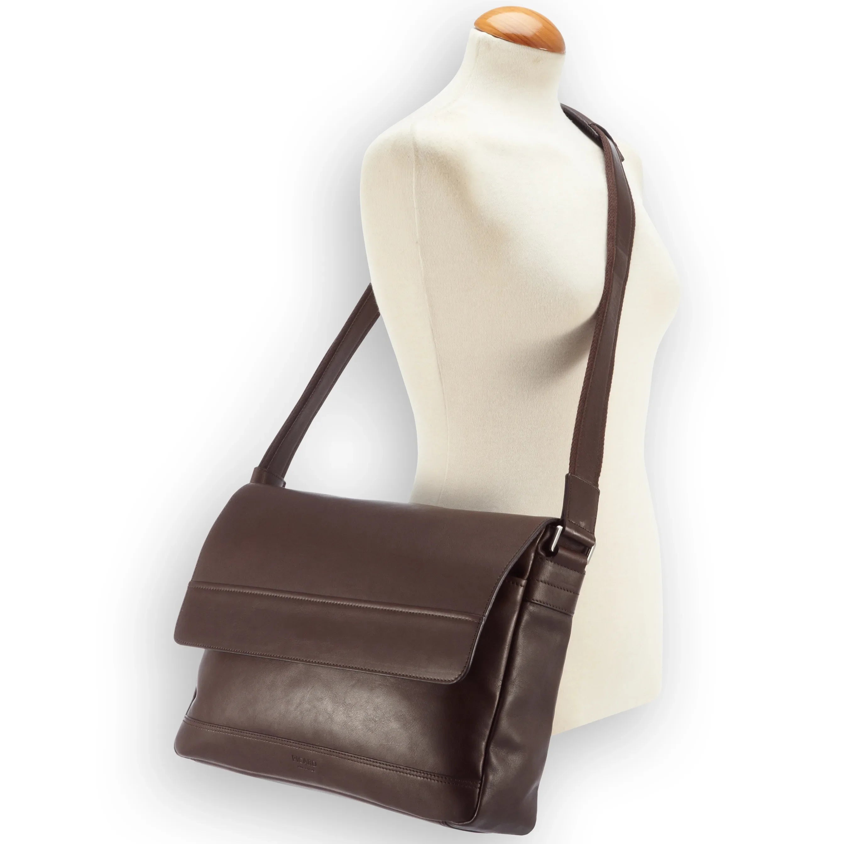 Picard Do It messenger bag 36 cm - cafe