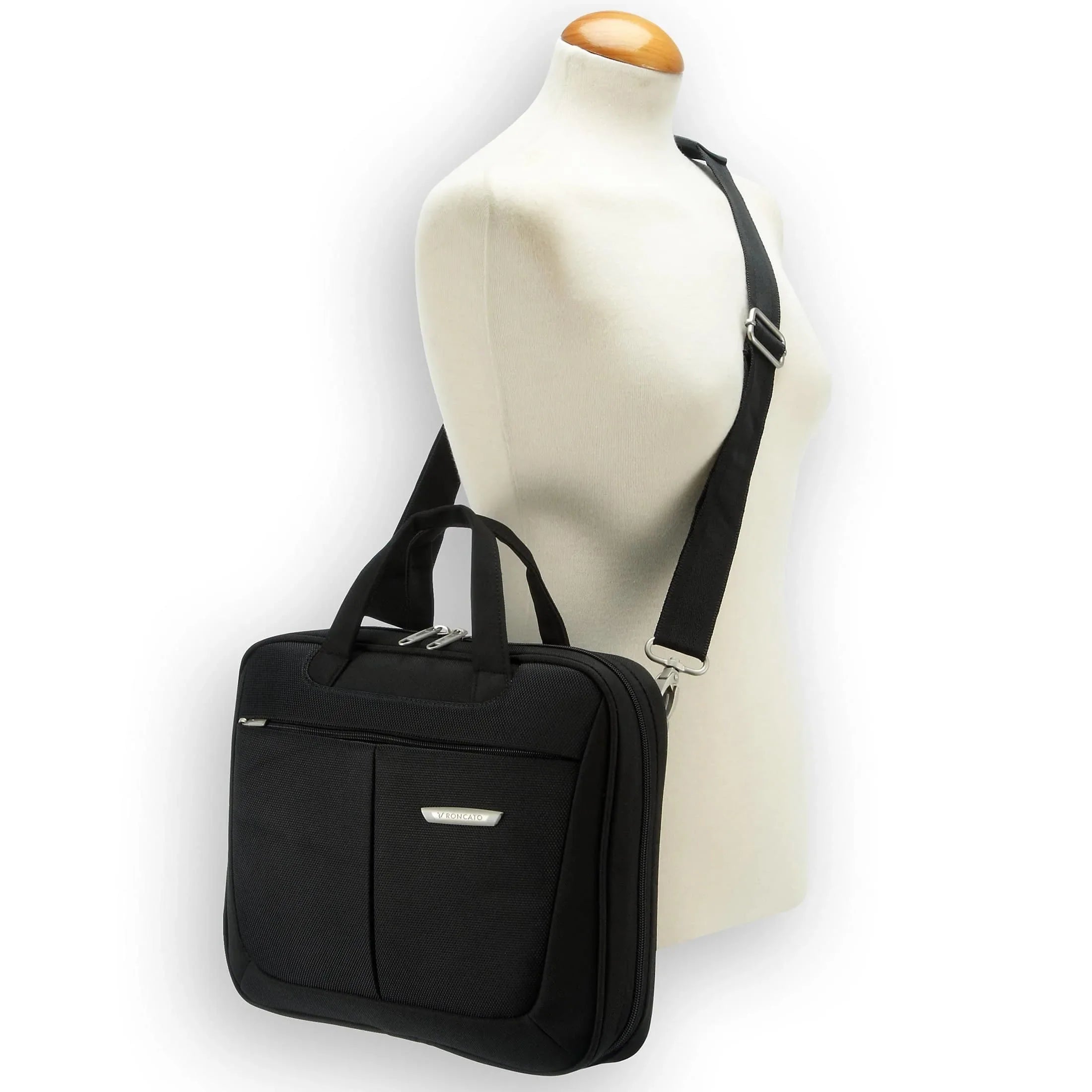Roncato Smart Business briefcase with laptop compartment 35 cm - nero
