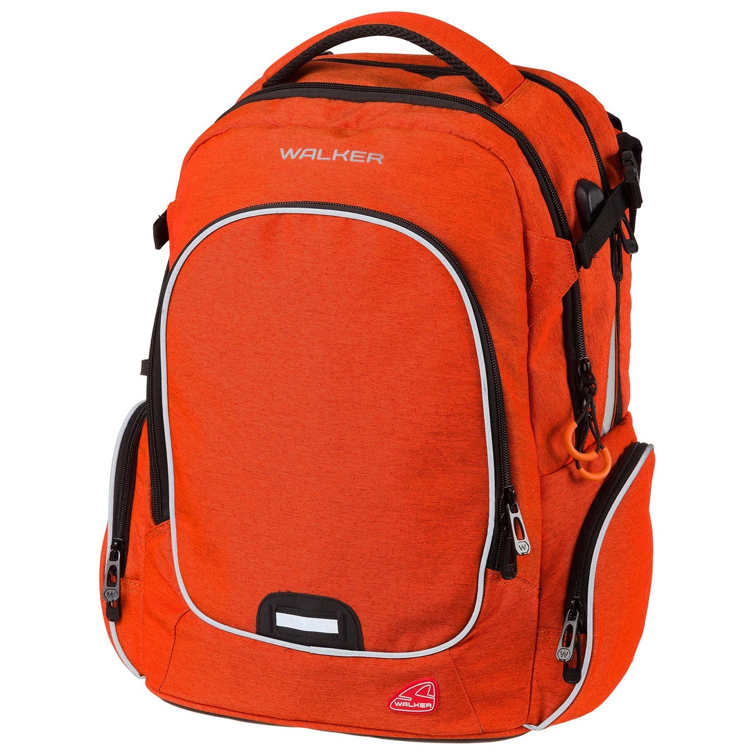 Walker Bags Campus Evo Rucksack Melange 46 cm - Red Melange