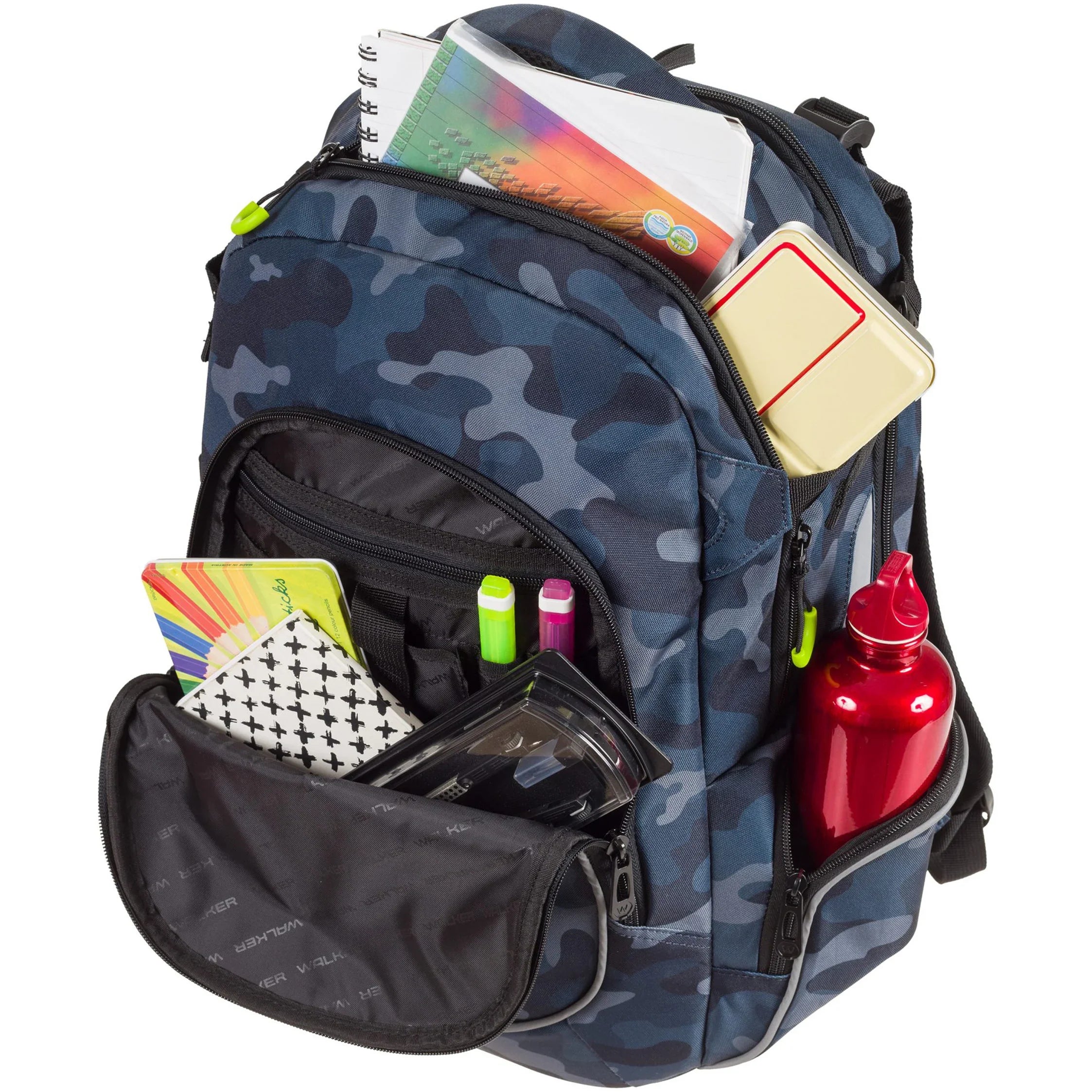 Walker Bags Campus Evo Backpack 46 cm - Blue Ivy Pink