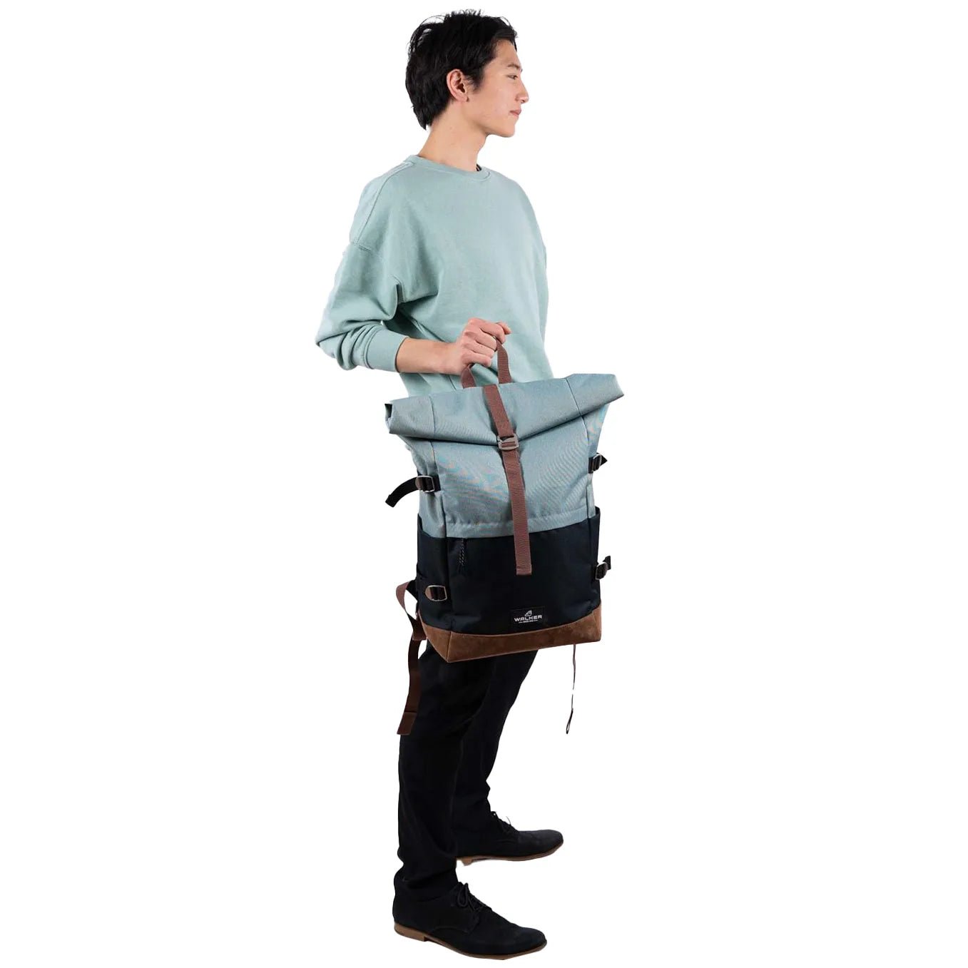 Walker Bags Roll Up Two Rucksack 45 cm - Light Grey/Anthracite