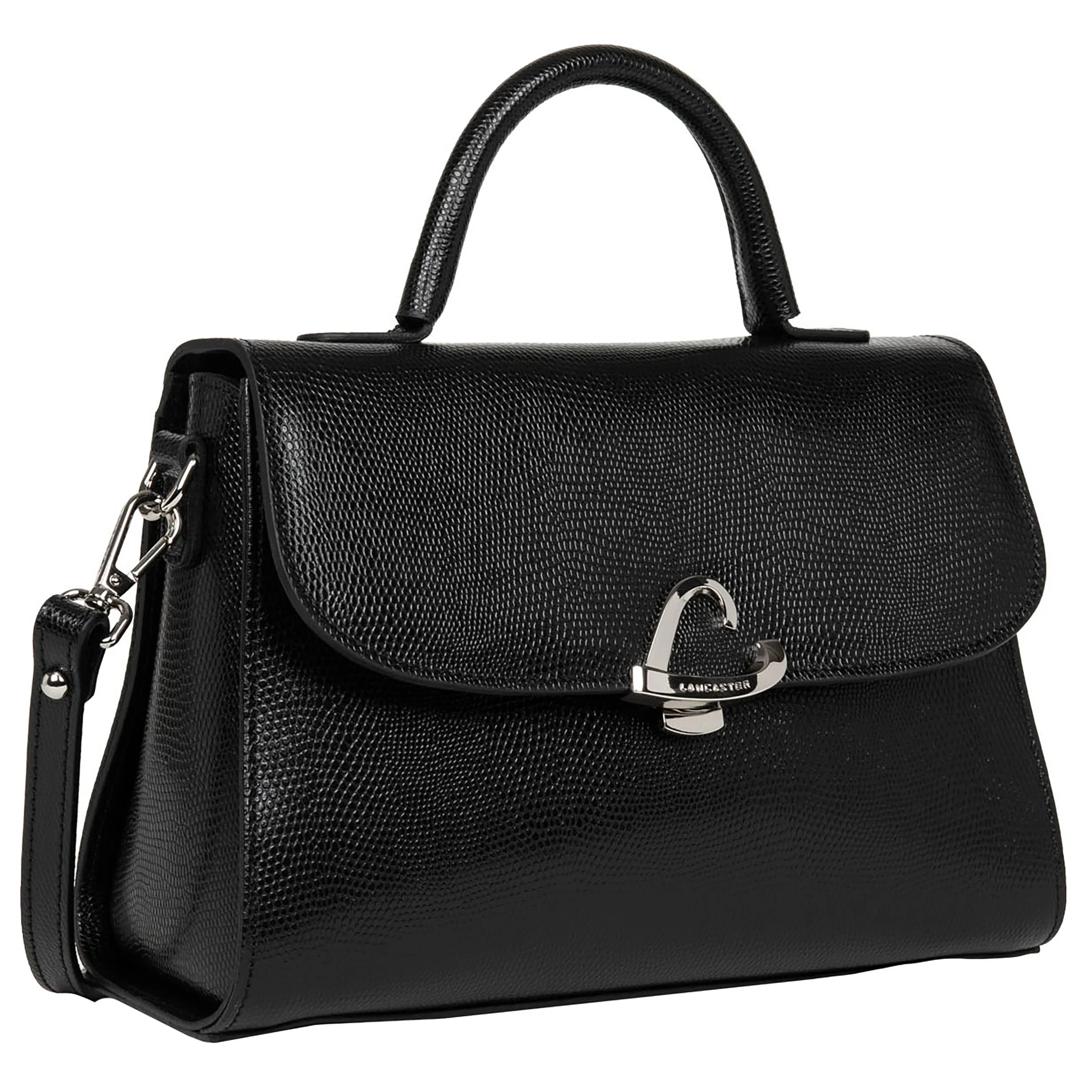 Lancaster Lucertola Handle Bag 26 cm - Noir