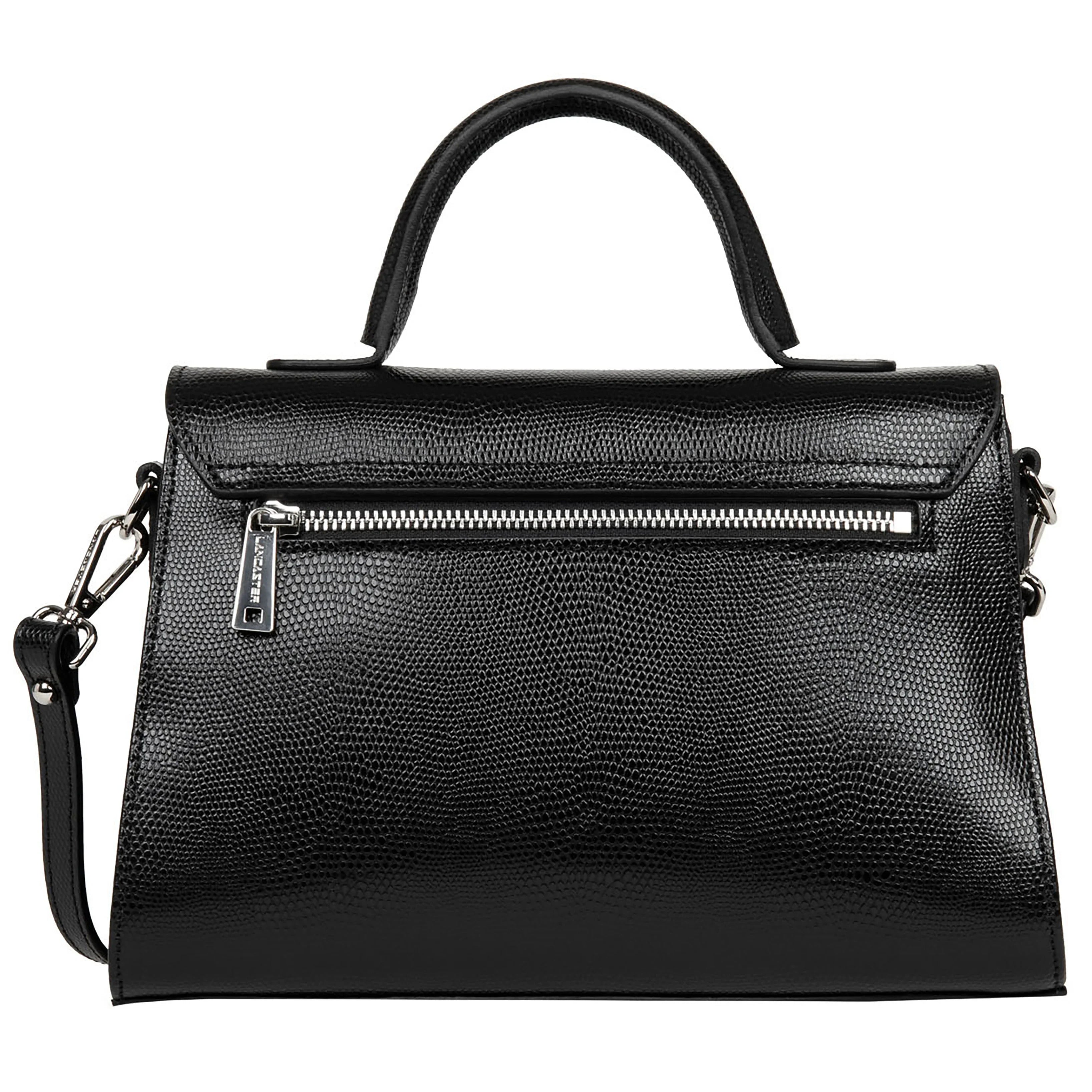 Lancaster Lucertola Handle Bag 26 cm - Noir