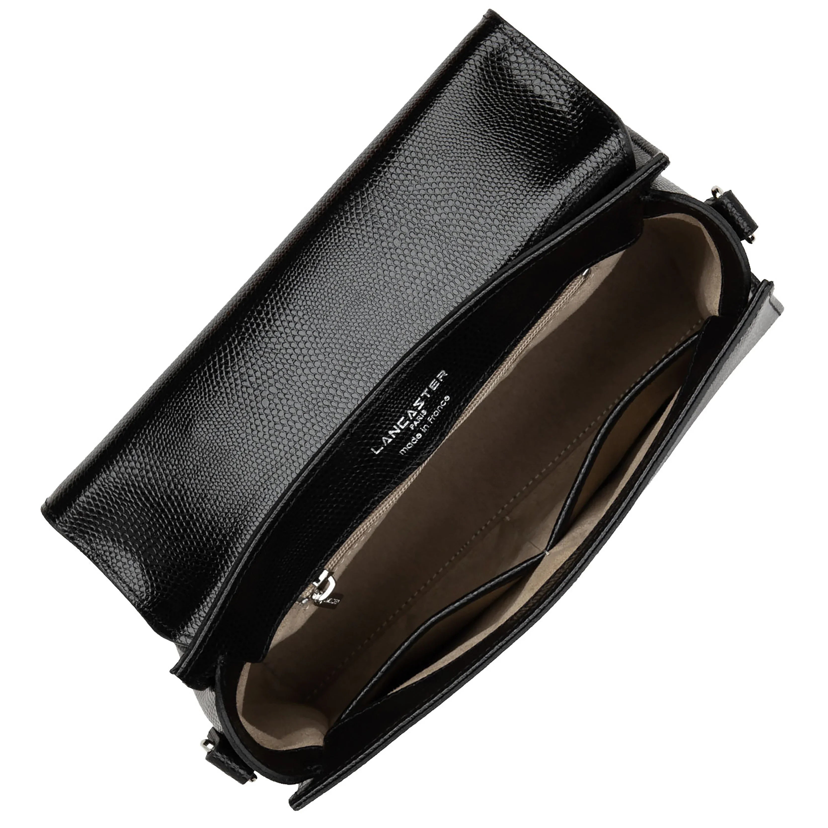 Lancaster Lucertola Handle Bag 26 cm - Noir