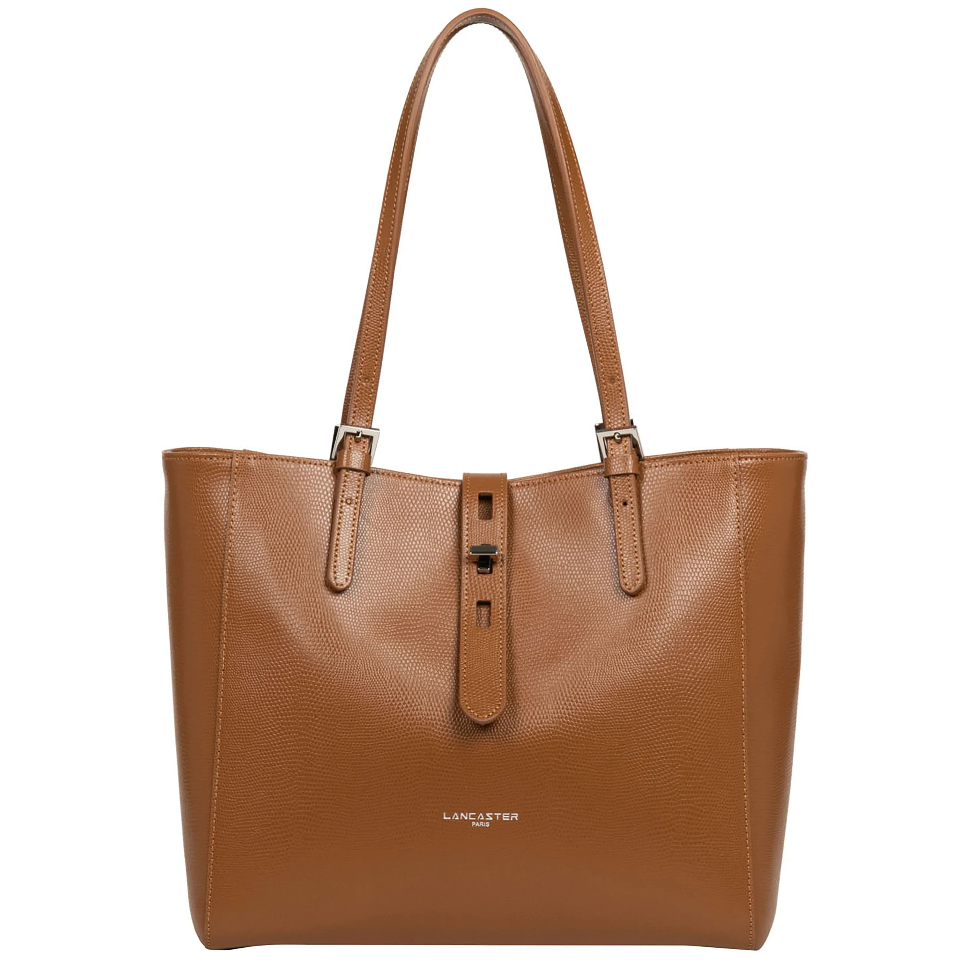 Lancaster Lucertola Shoulder Bag 30 cm - Camel