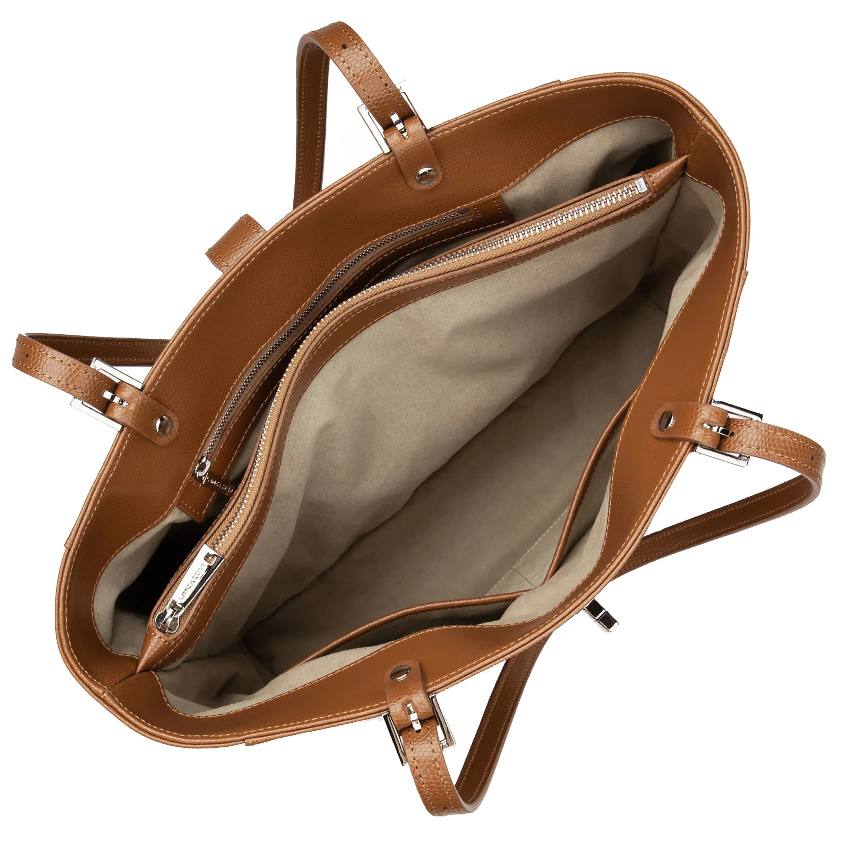 Lancaster Lucertola Shoulder Bag 30 cm - Noir