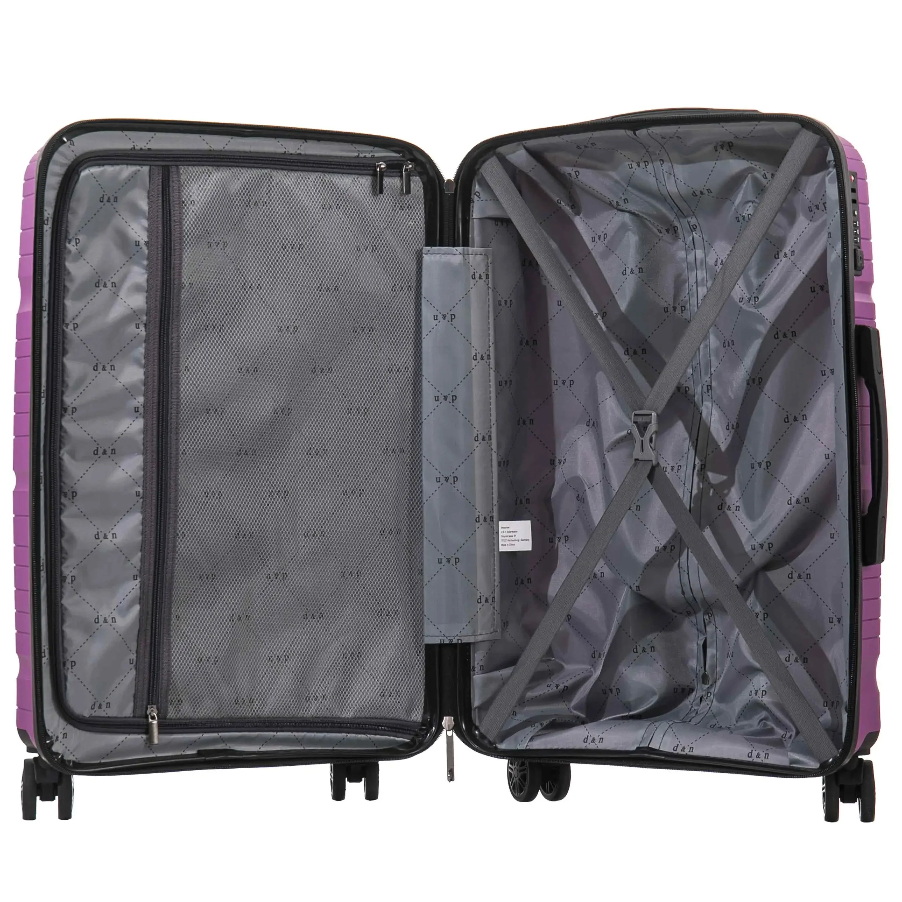 d&n Travel Line 4300 4-wheel cabin trolley 55 cm - petrol