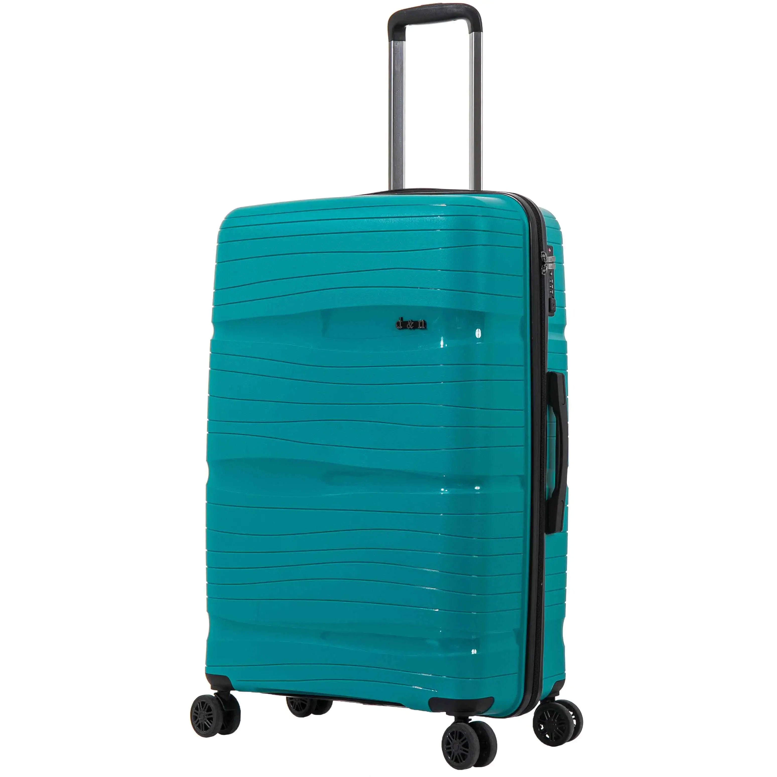 d&n Travel Line 4300 4-wheel cabin trolley 55 cm - petrol