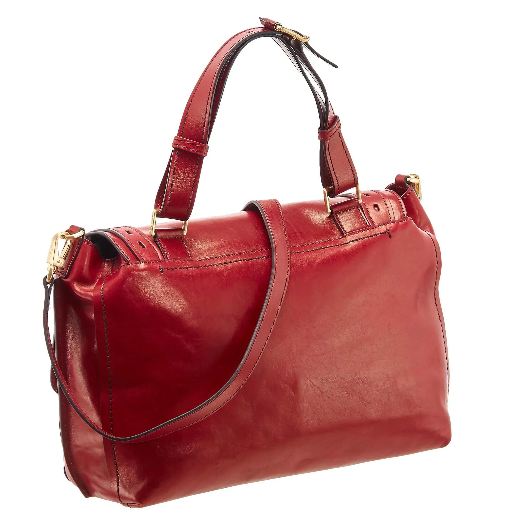 The Bridge Calimala handbag 35 cm - rosso ribes