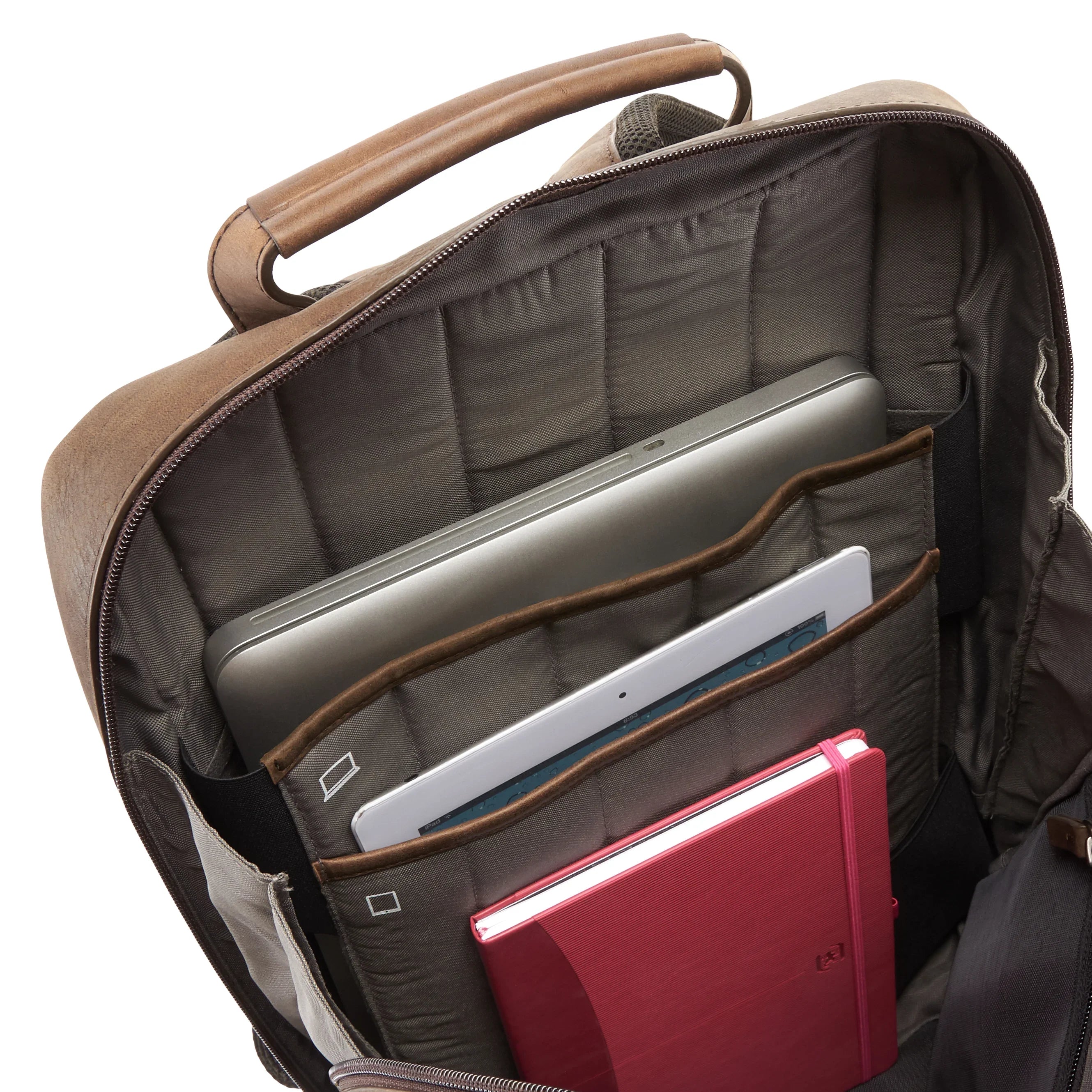 Jost Salo Daypack backpack with laptop compartment 44 cm - brown