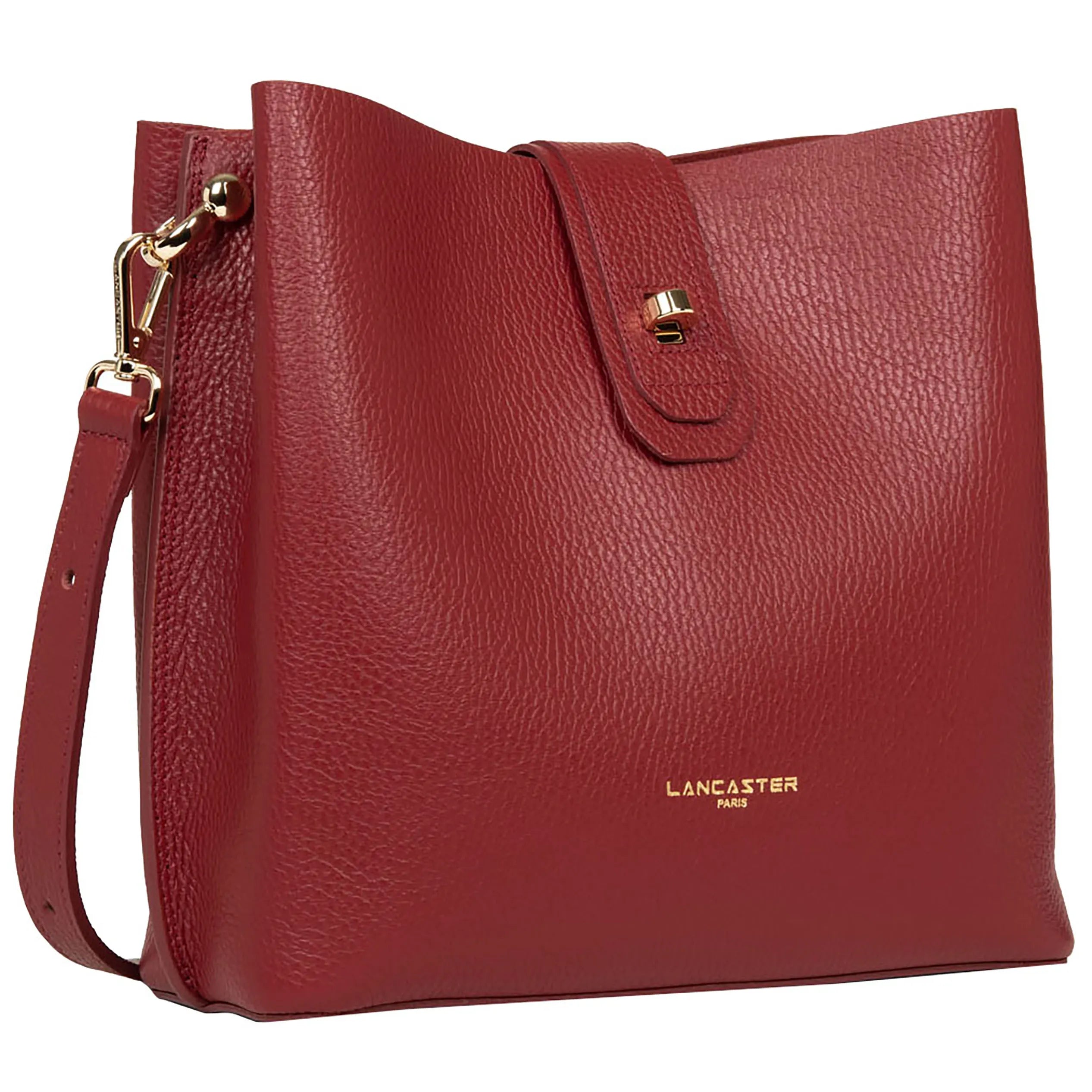 Lancaster Foulonne Double Bucket Bag 25 cm - Carmine in Blush