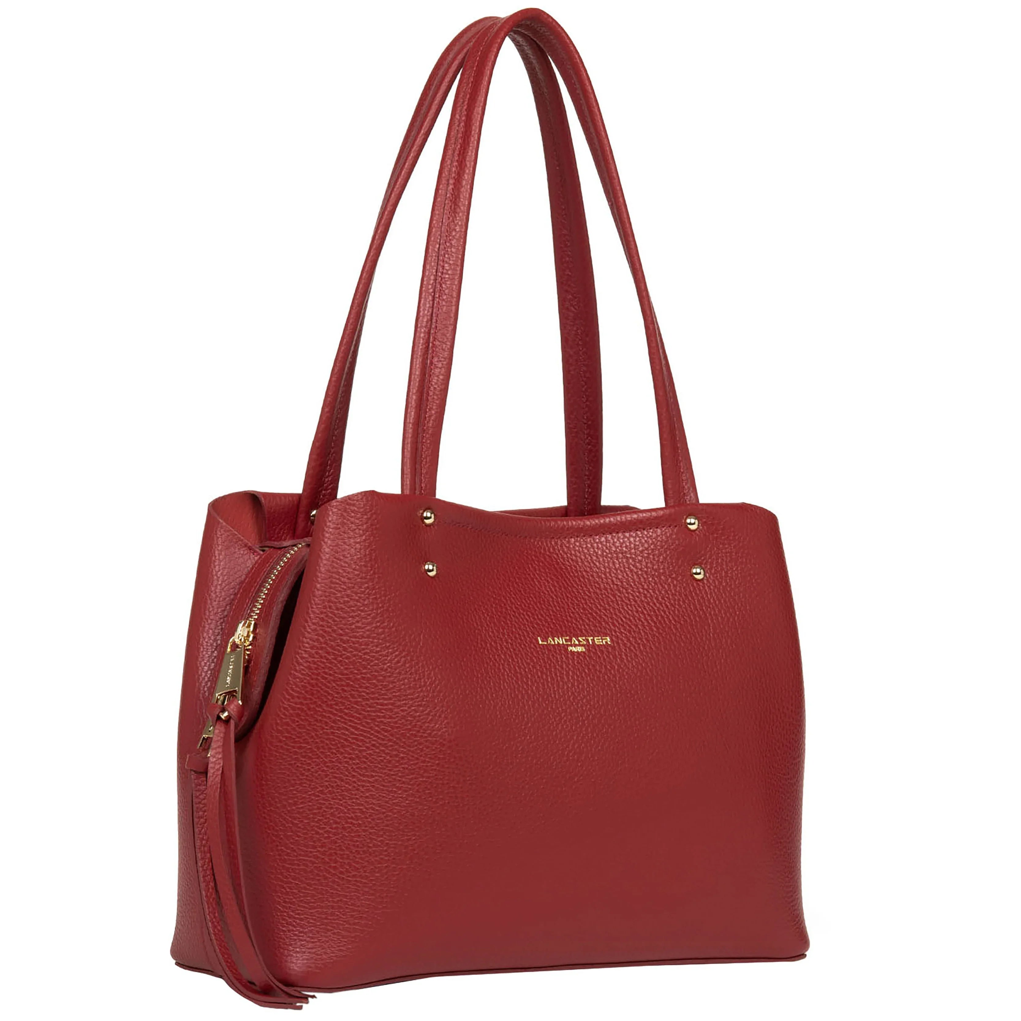 Lancaster Foulonne Double Handle Bag 30 cm - Carmine in Blush