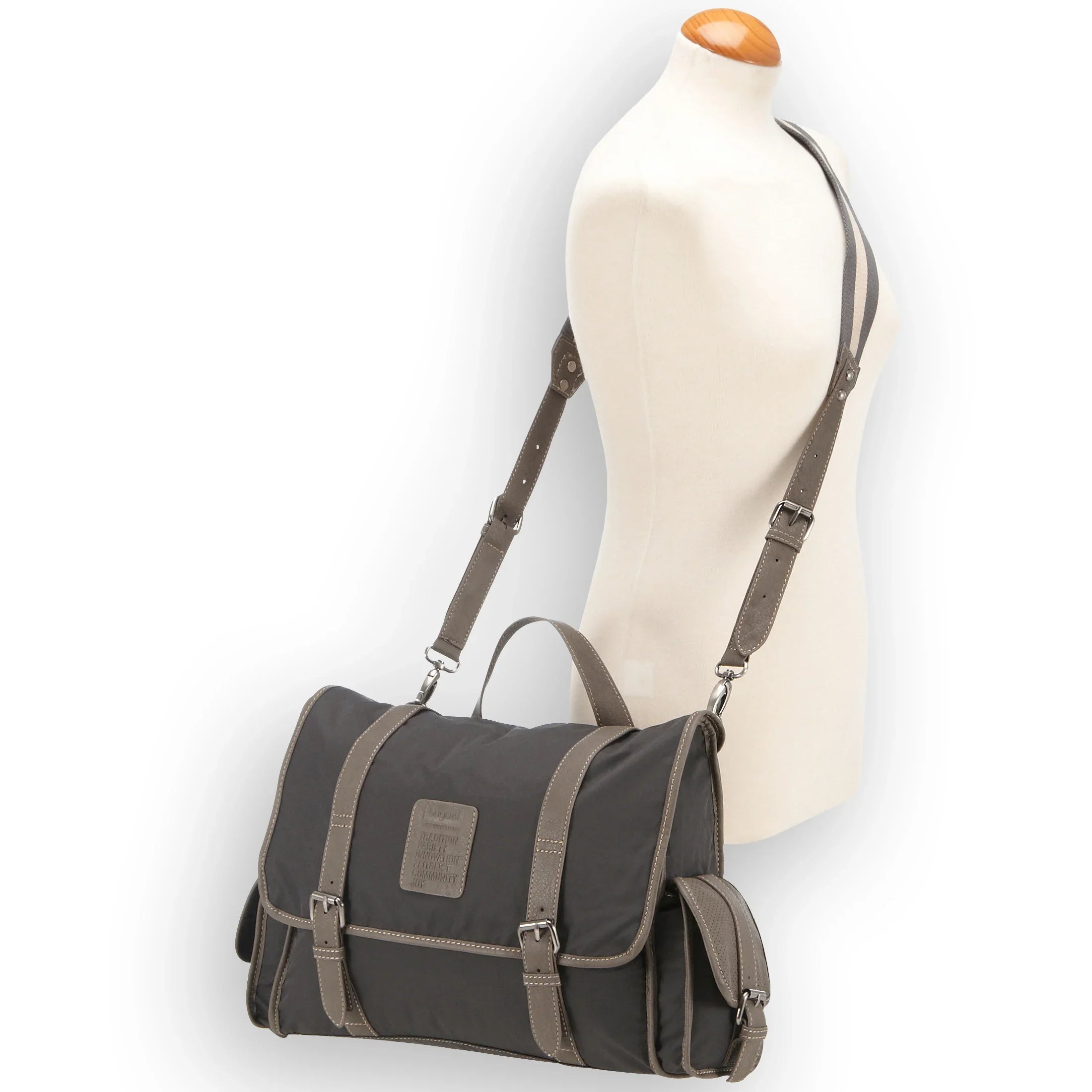 Bugatti Luis Messenger Bag 39 cm - grau Bugatti - koffer - direkt.de