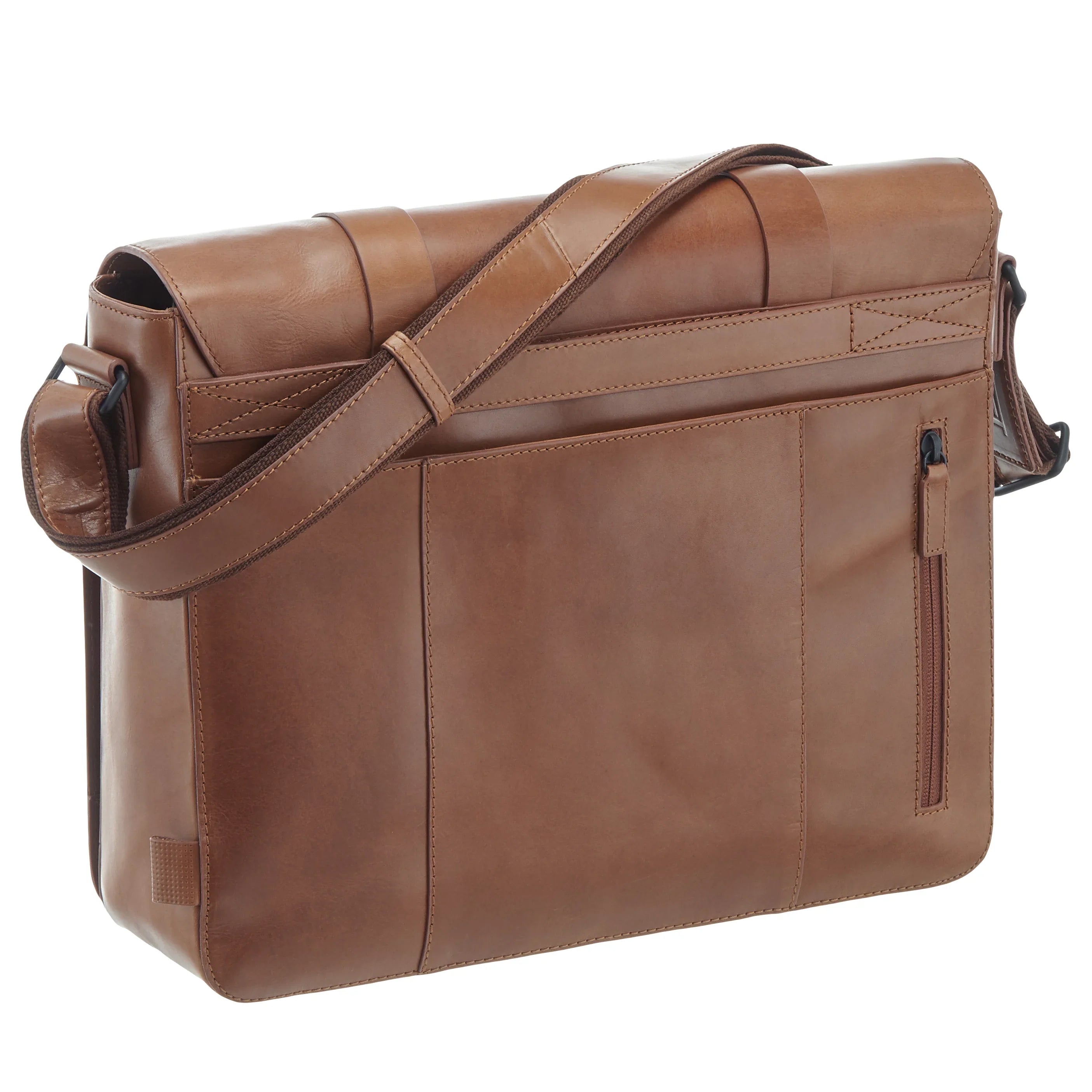 Jost Aarhus Schultertasche 38 cm - cognac