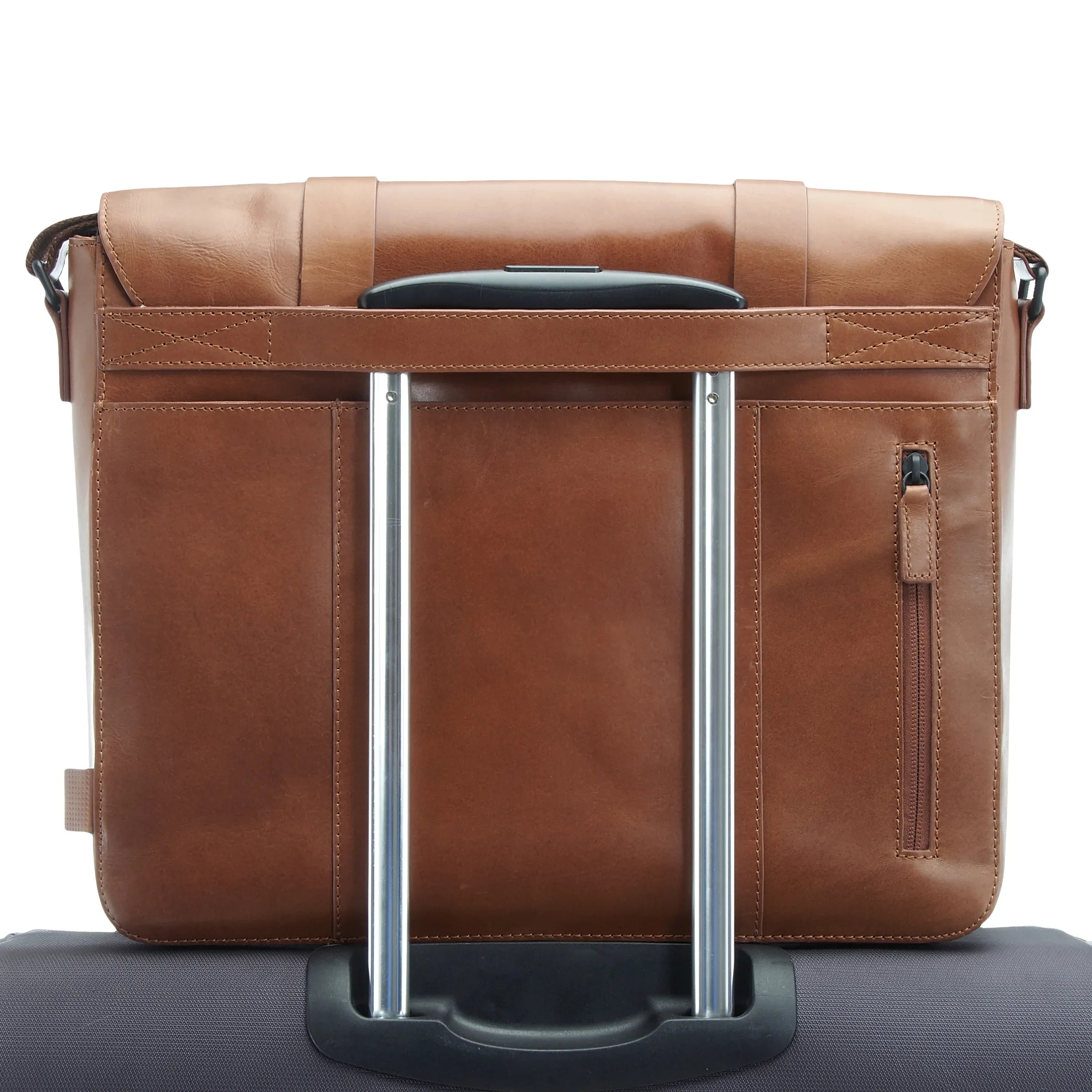 Jost Aarhus Schultertasche 38 cm - cognac