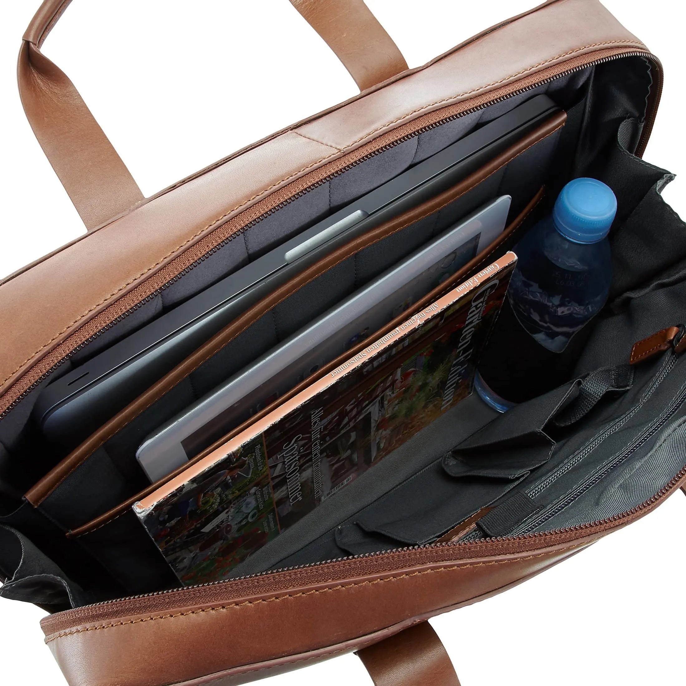 Jost Aarhus business bag 41 cm - cognac