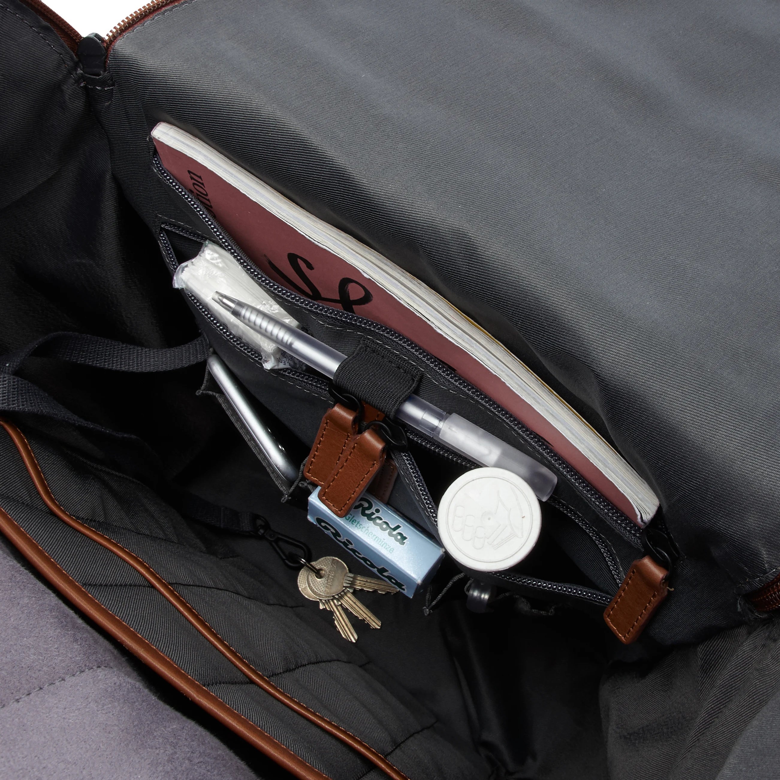 Jost Aarhus Daypack Backpack 45 cm - cognac