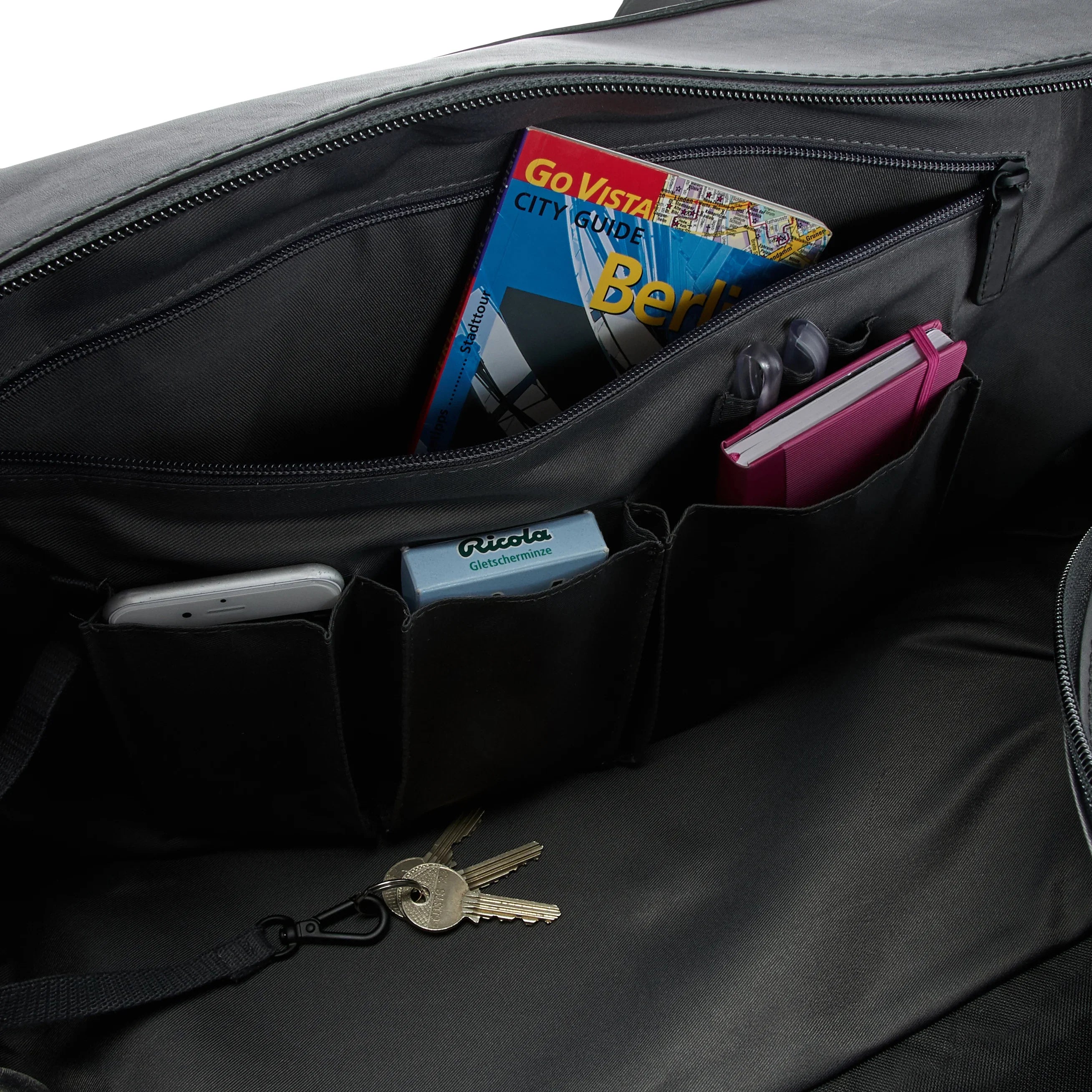 Jost Aarhus travel bag 50 cm - cognac