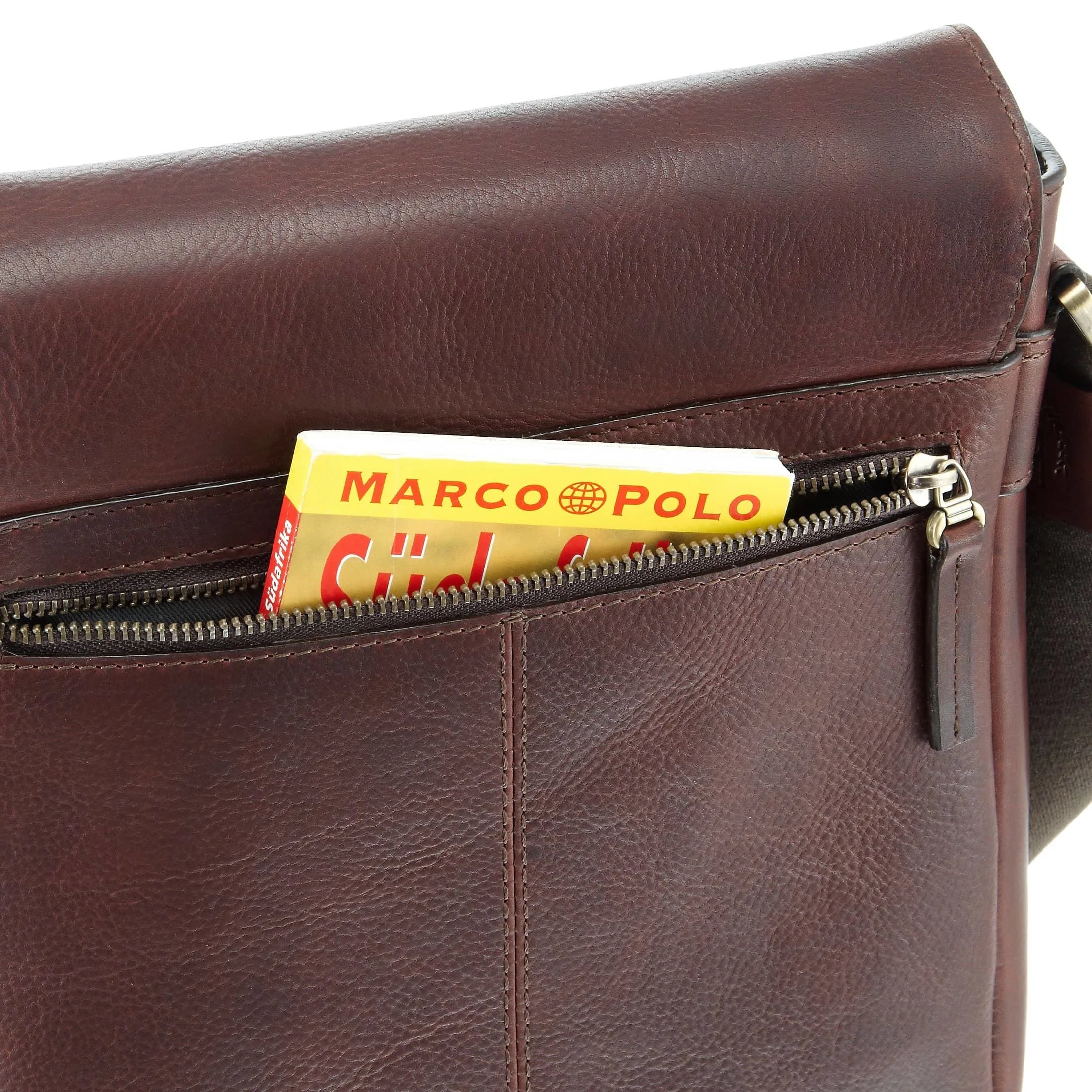 Bugatti Tocco Messenger Bag 25 cm - brown