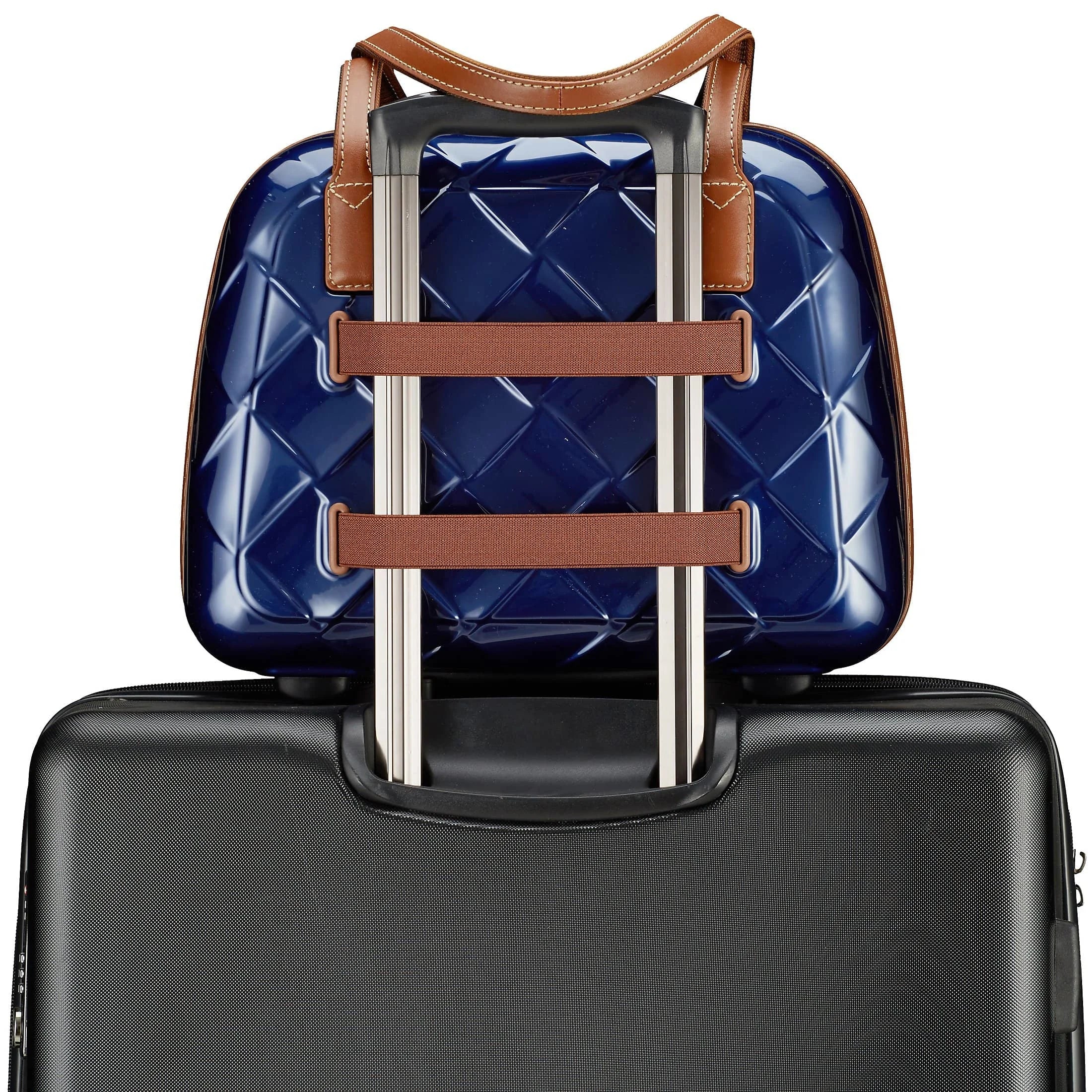 Stratic Leather & More Beautycase 36 cm - champagne
