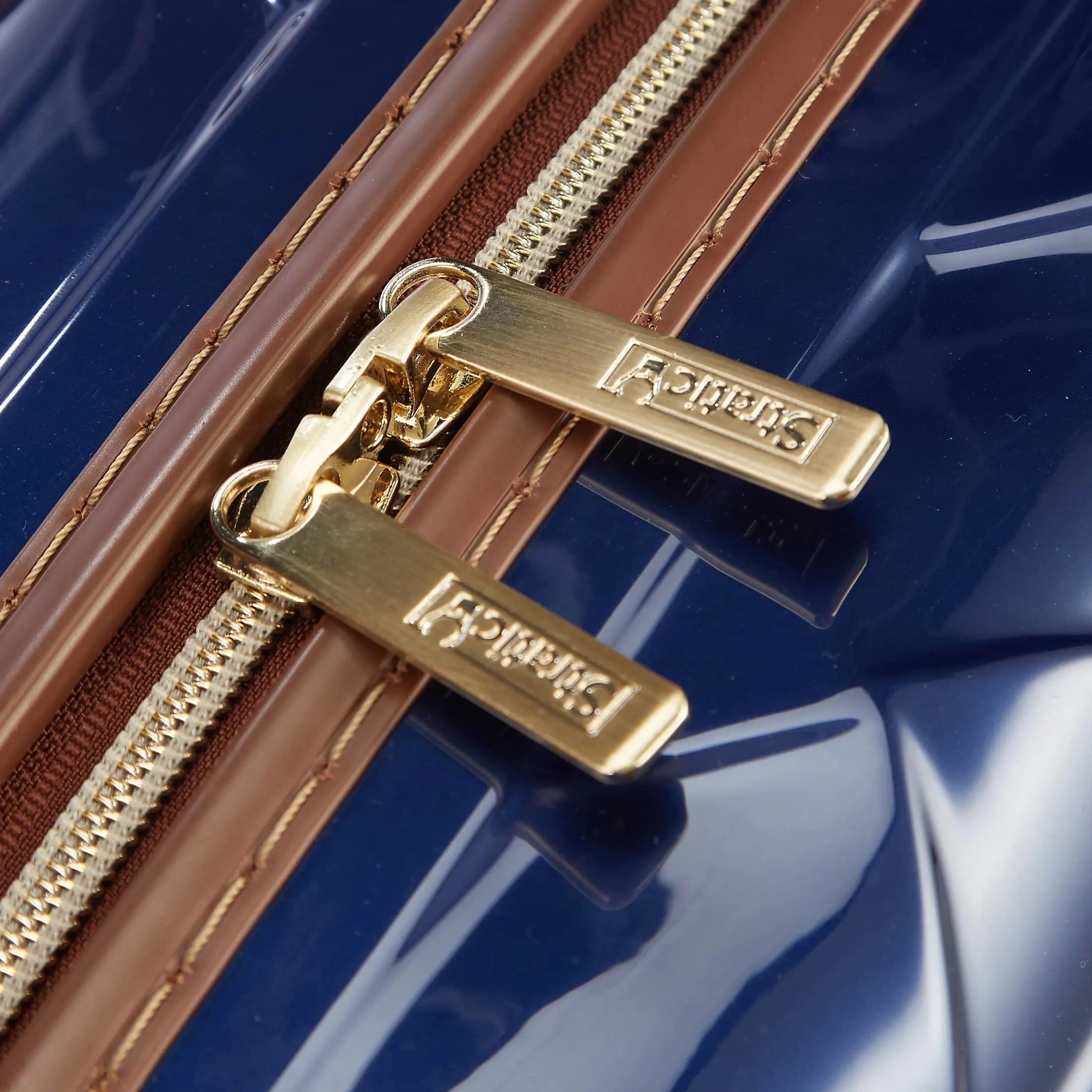 Stratic Leather & More Beautycase 36 cm - champagne
